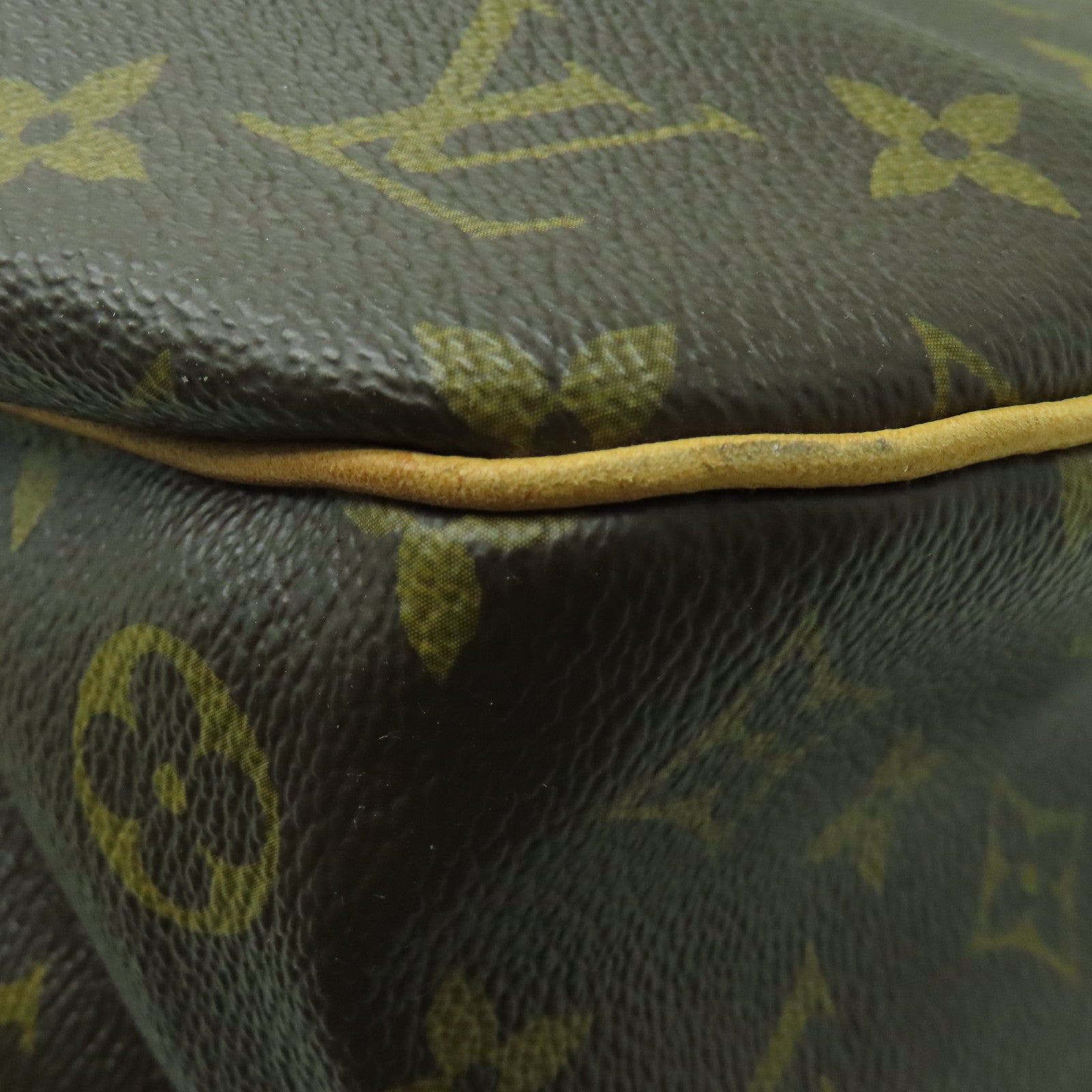 LOUIS VUITTON 【激減優惠】Monogram Galliera GM金扣肩背袋棕色