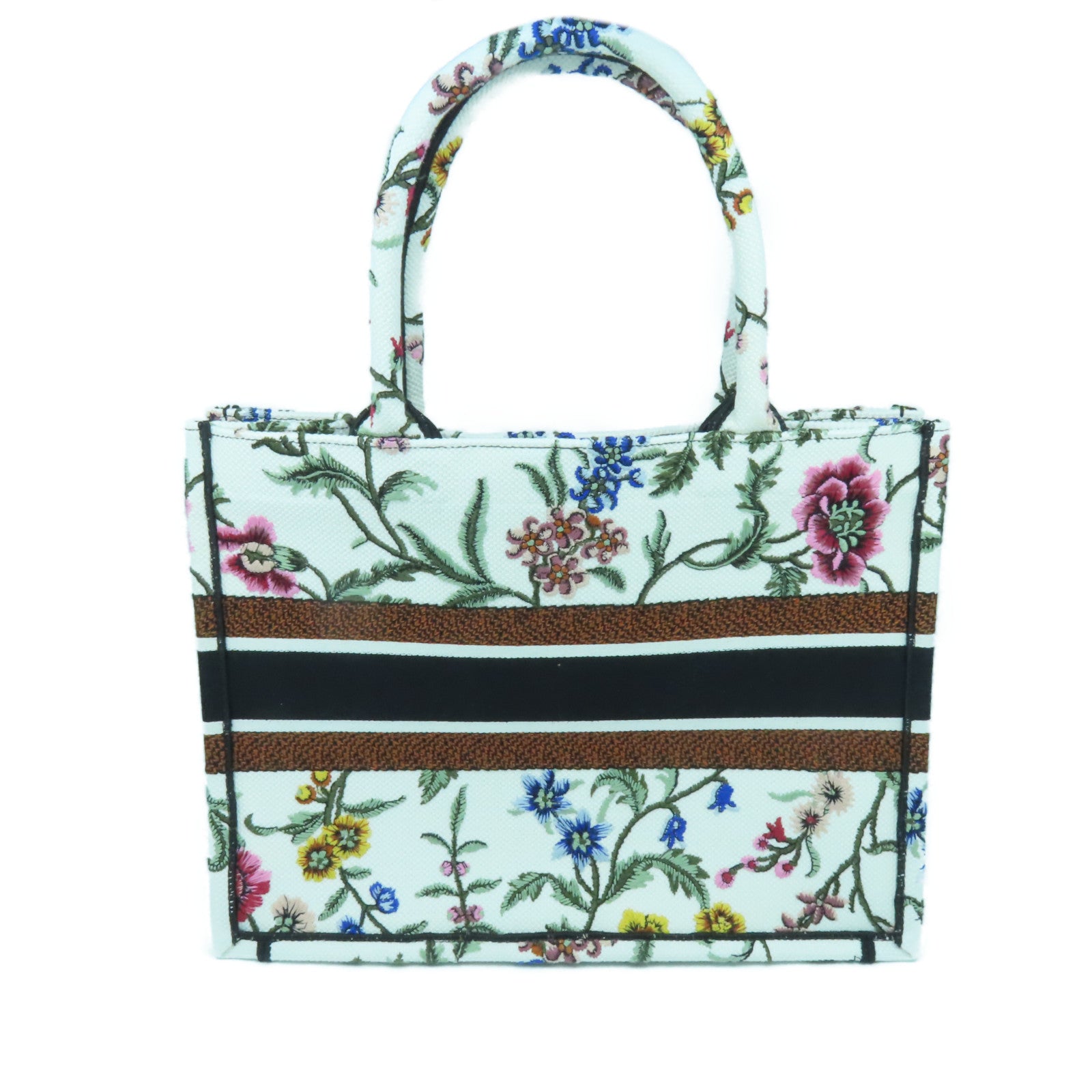 Dior 帆布Medium Book Tote手挽袋白色/彩色