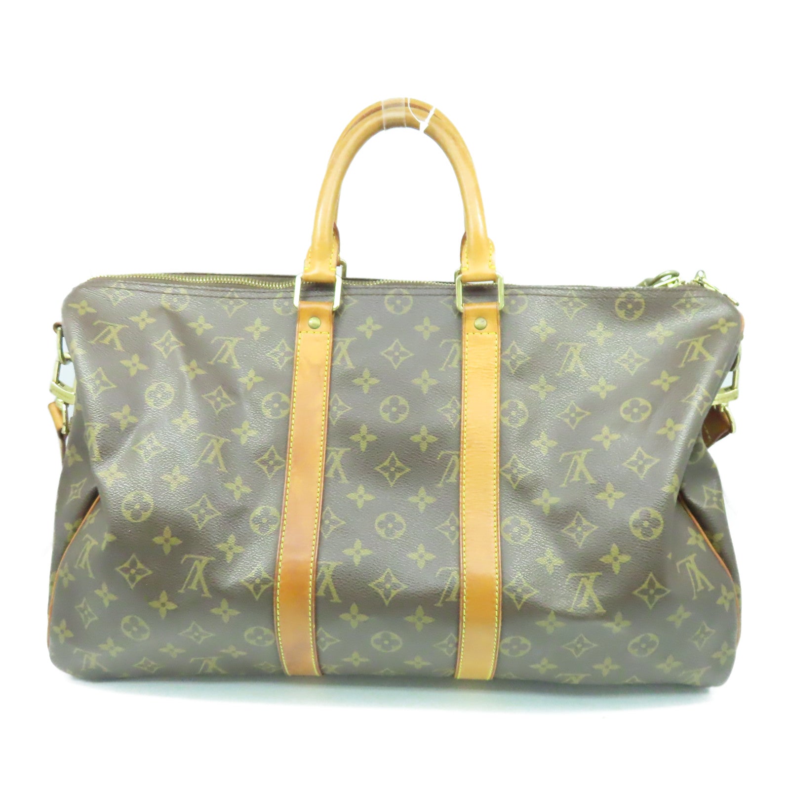 LOUIS VUITTON Monogram Keepall Bandouliere 45金扣手挽肩背兩用袋