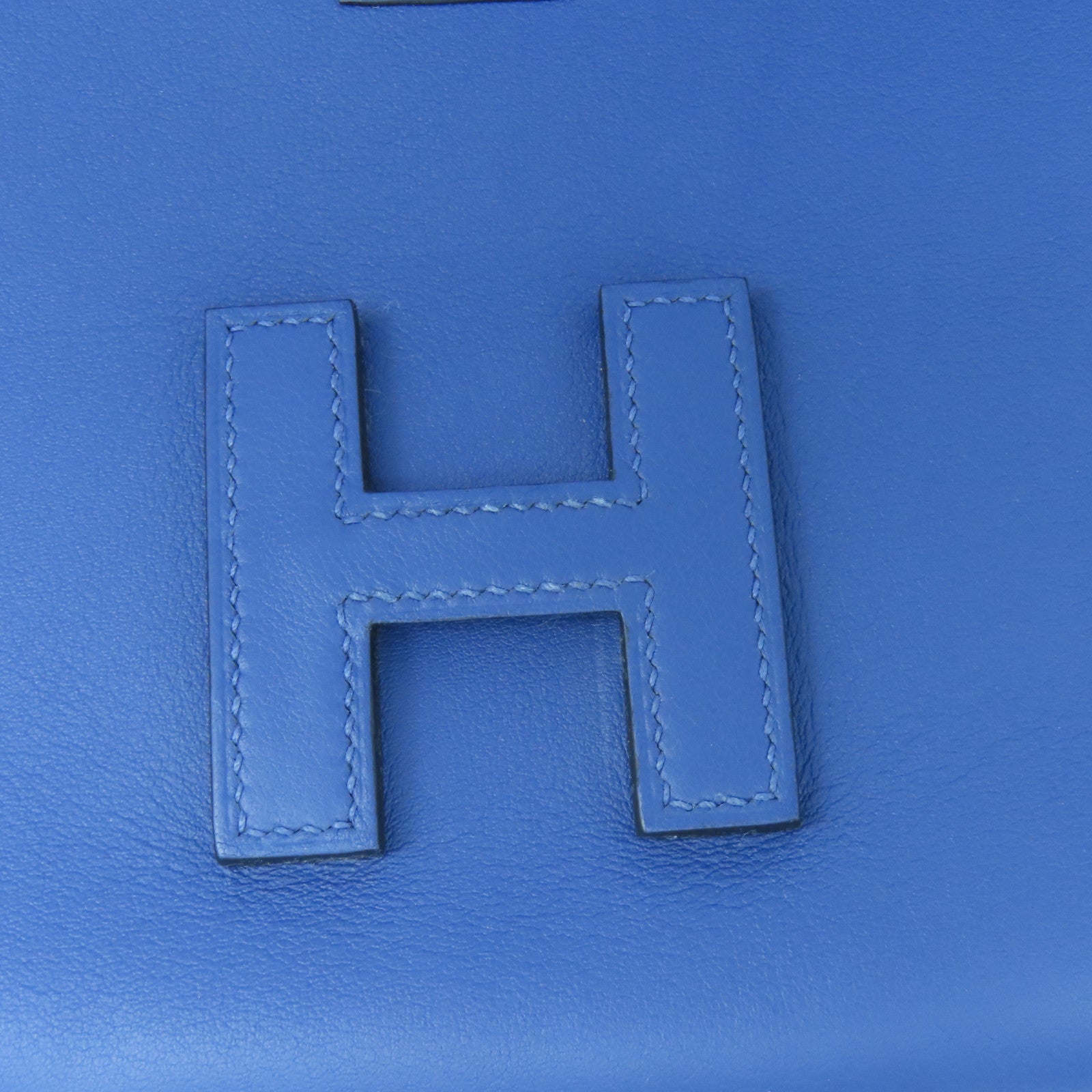 HERMES Swift皮革Jije Elan手拿包深藍瑪瑙色