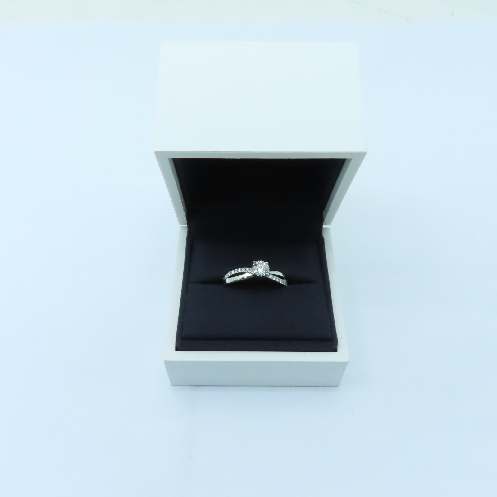 JEWELRY PT950鉑金Diamond Ring 0.45ct鑽石戒指US#6.75