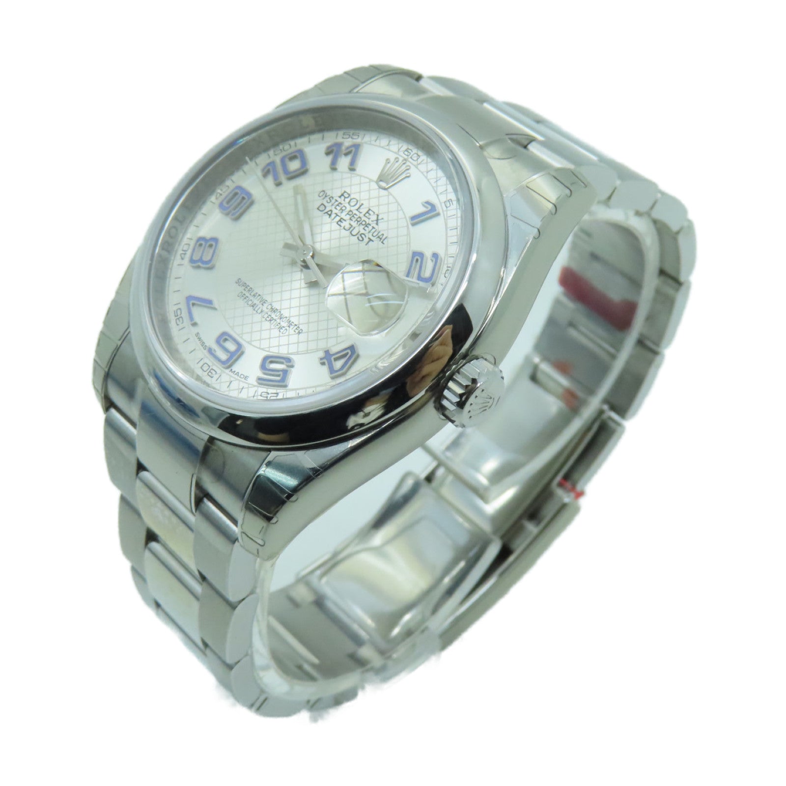 ROLEX Datejust不鏽鋼手錶自動機芯銀色