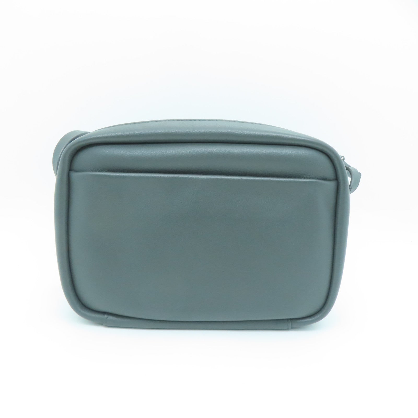 BALENCIAGA 牛皮皮革Everyday Camera Bag銀扣肩背袋灰色