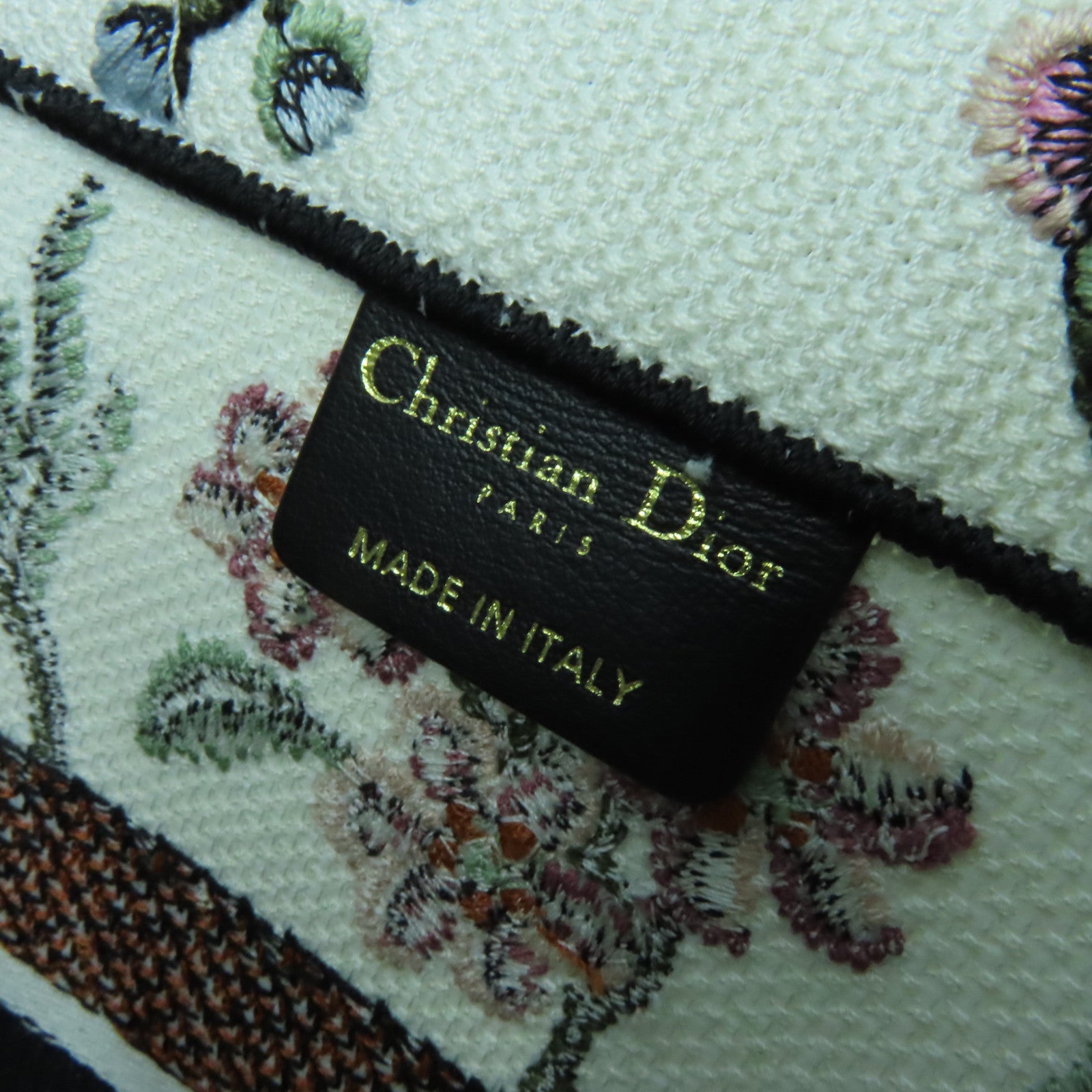 Dior 帆布Medium Book Tote手挽袋白色/彩色