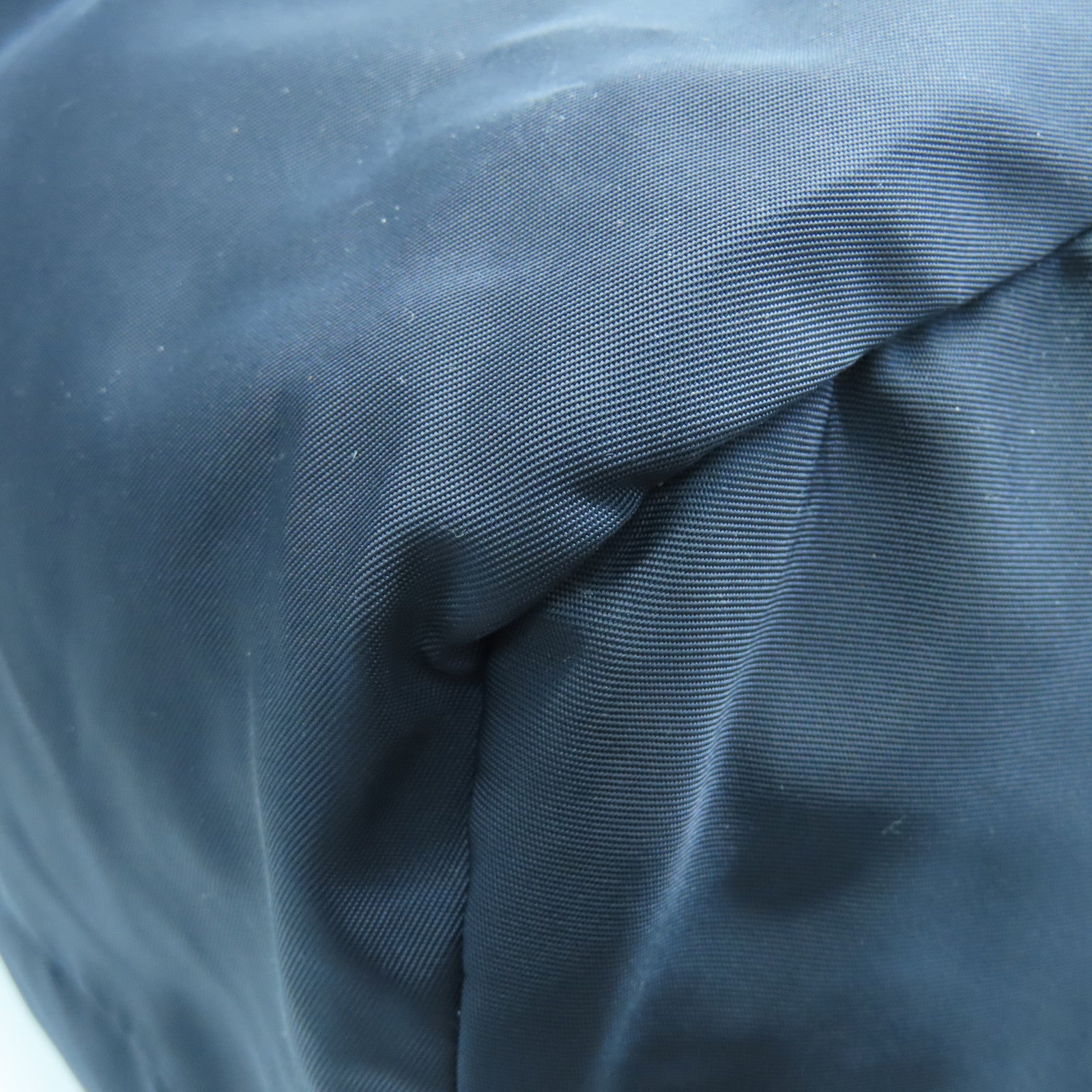 PRADA 尼龍2way Shoulder Bag銀扣手挽肩背兩用袋深藍色