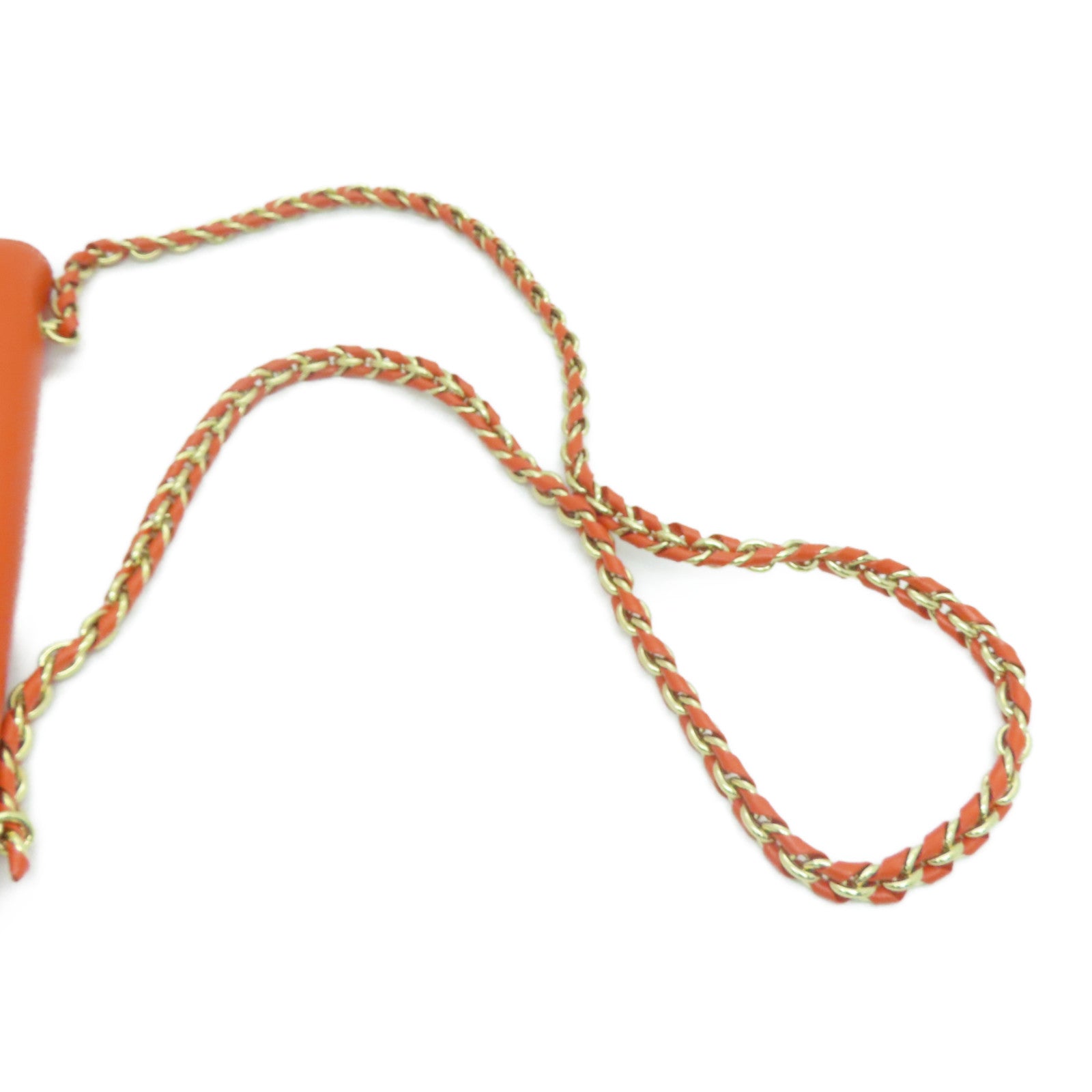 Salvatore Ferragamo 牛皮皮革Shoulder Bag金扣肩背袋橙色