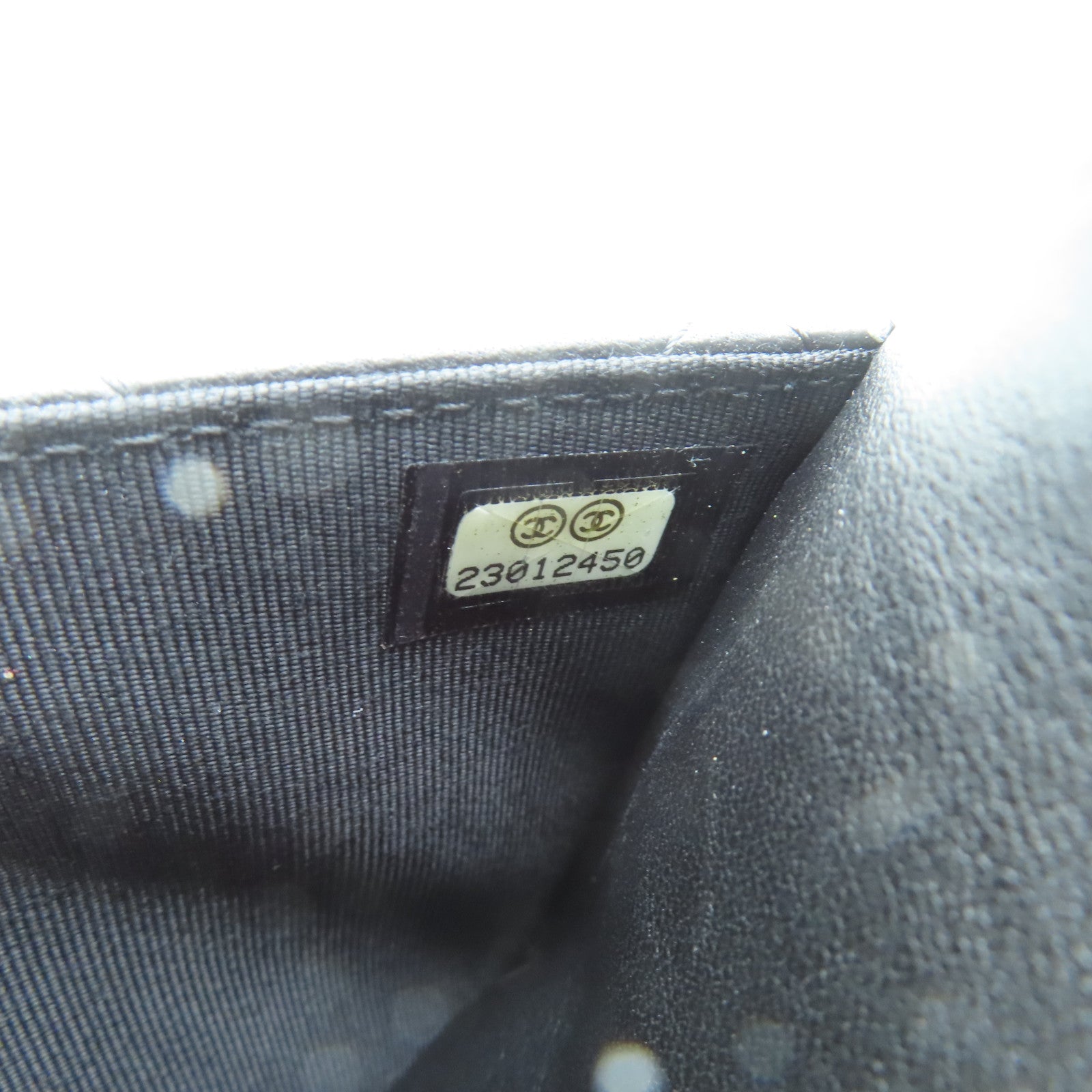 CHANEL 菱格羊皮皮革Shoulder Bag銀扣肩背袋黑色