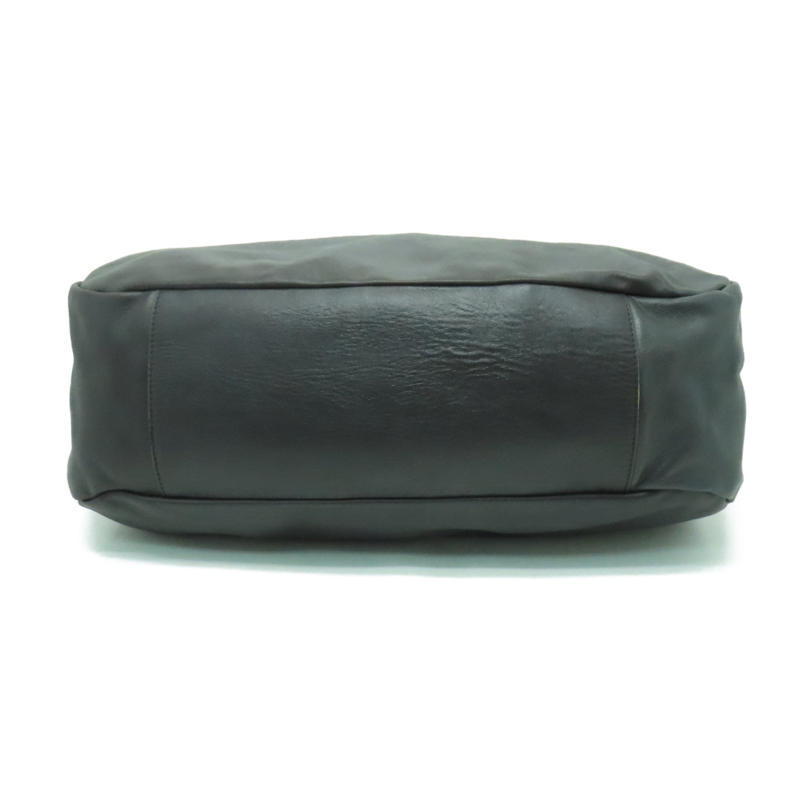 CHANEL 【激減優惠】羊皮皮革Shoulder Bag銀扣肩背袋黑色