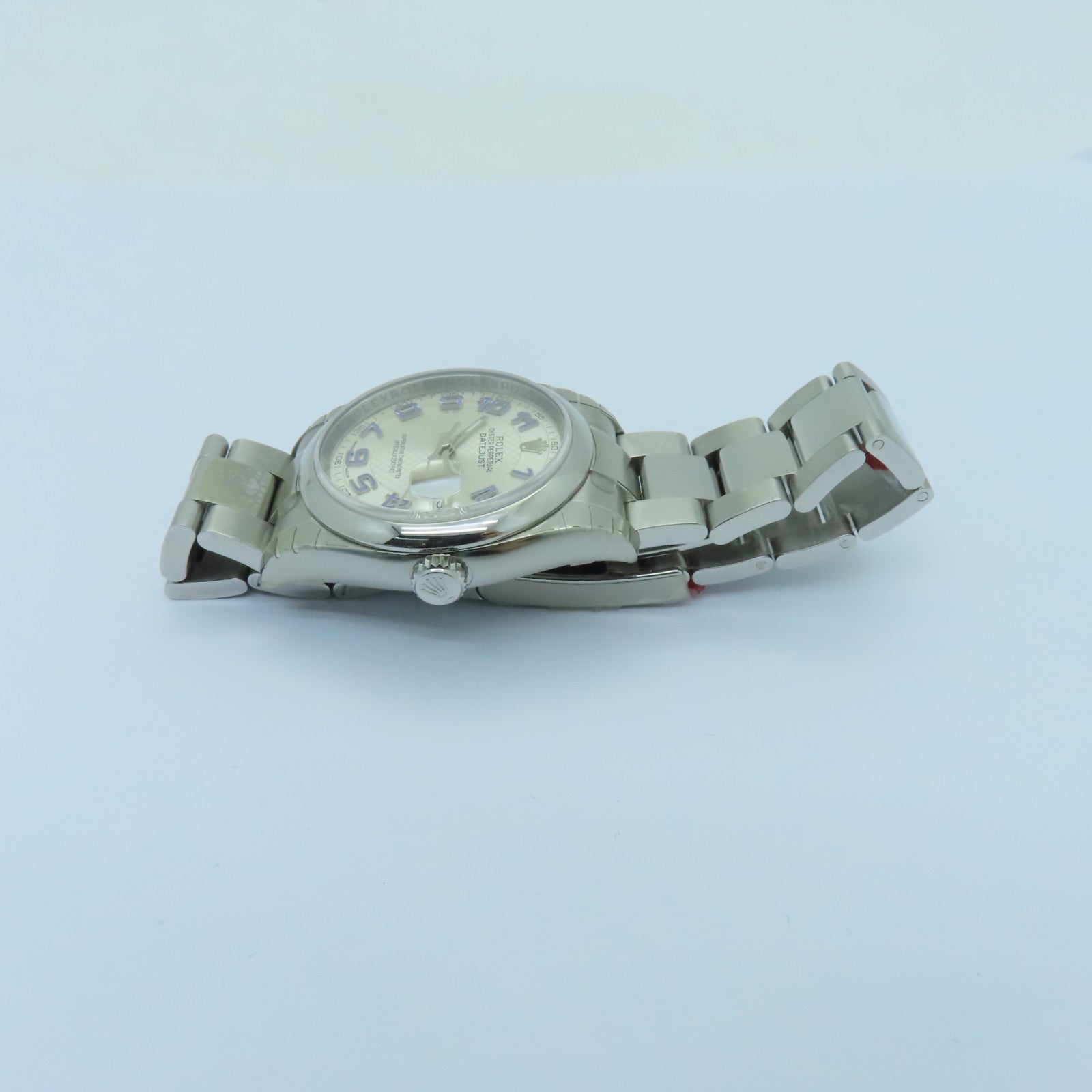 ROLEX Datejust不鏽鋼手錶自動機芯銀色