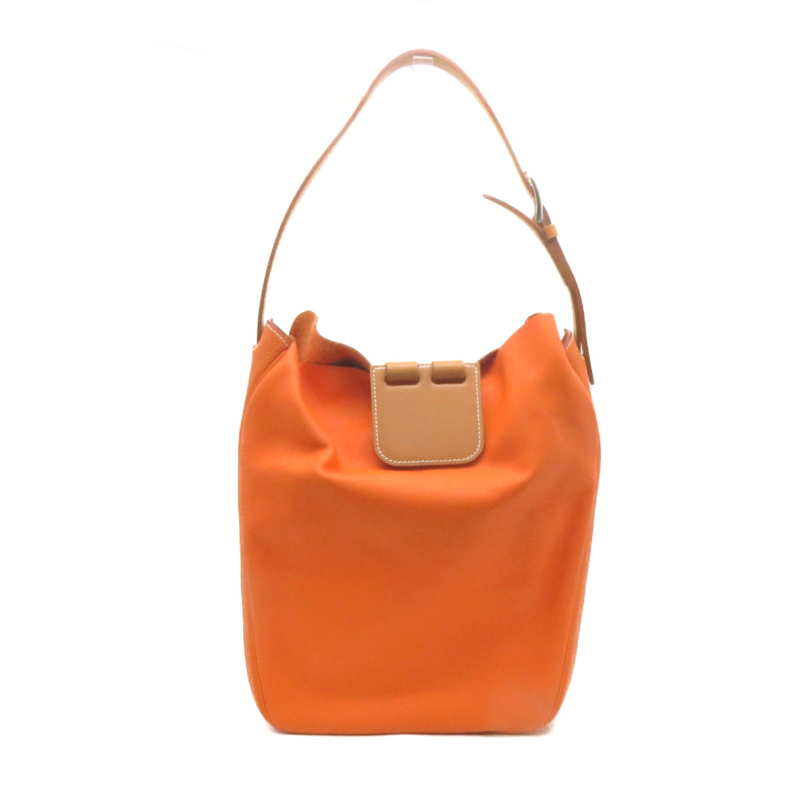 HERMES Swift皮革Virevolte 24 Shoulder Bag肩背袋Orange橙色