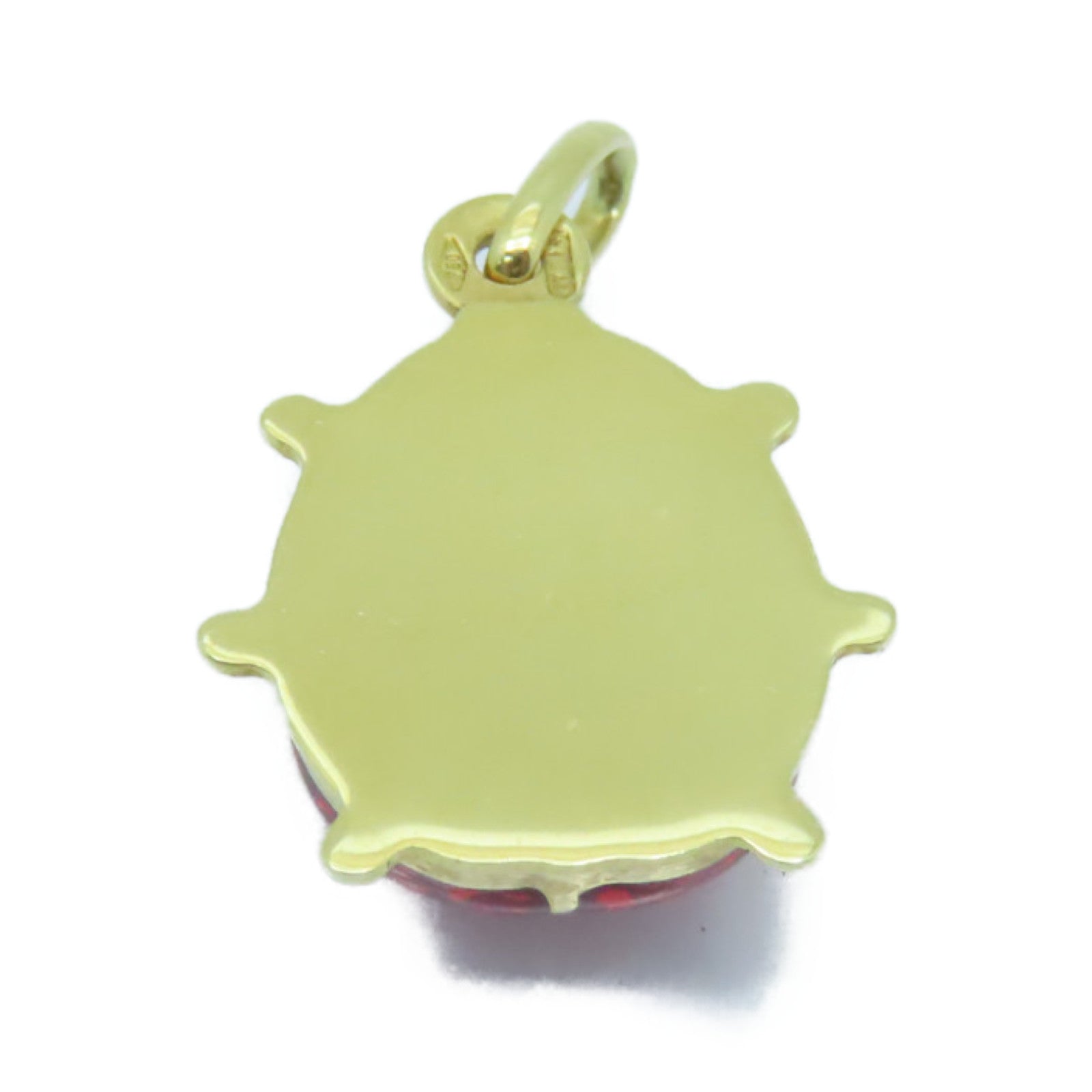 JEWELRY 18K黃金Ladybug Pendant吊墜紅色