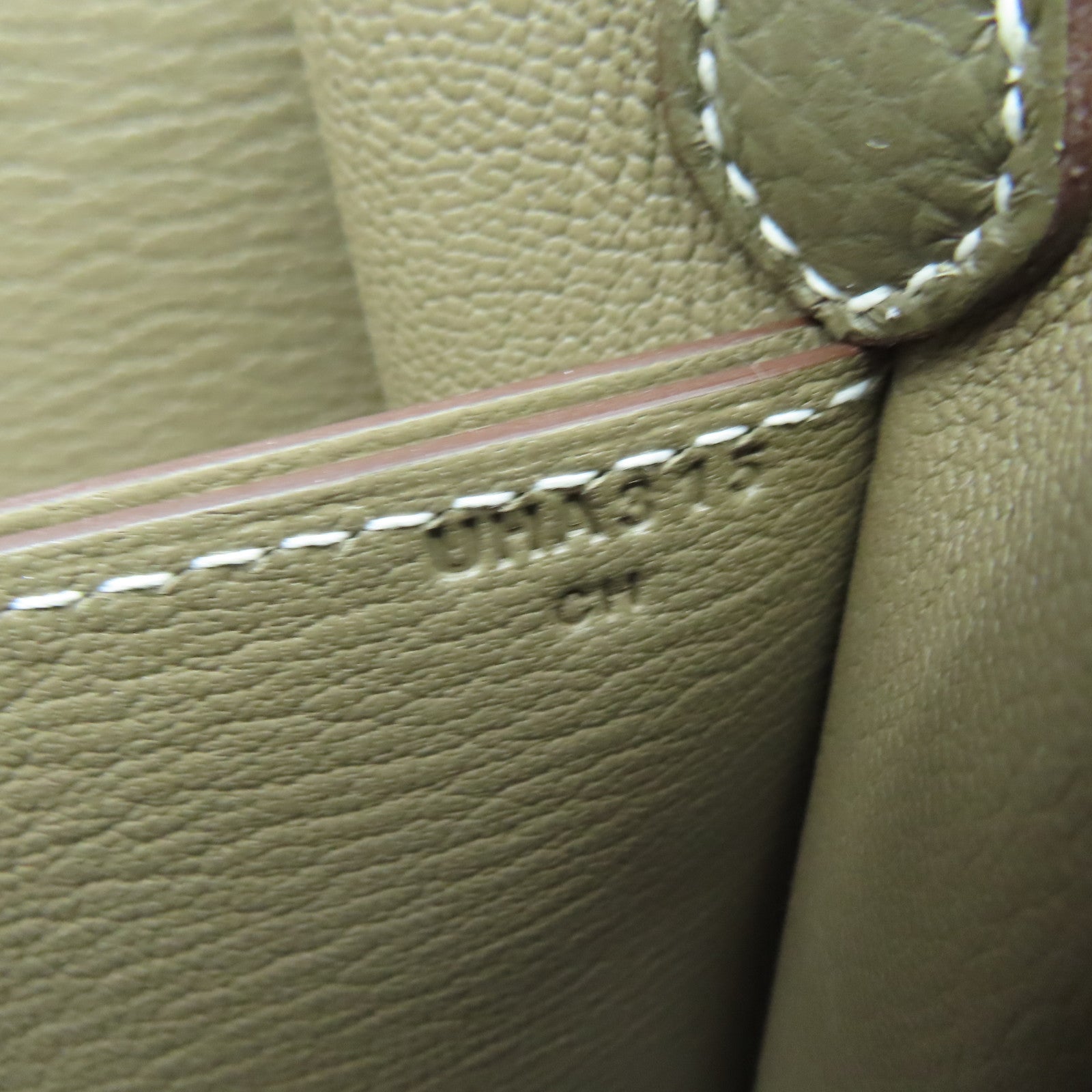 HERMES Taurillon Clemence皮革Roulis 23金扣肩背袋灰色