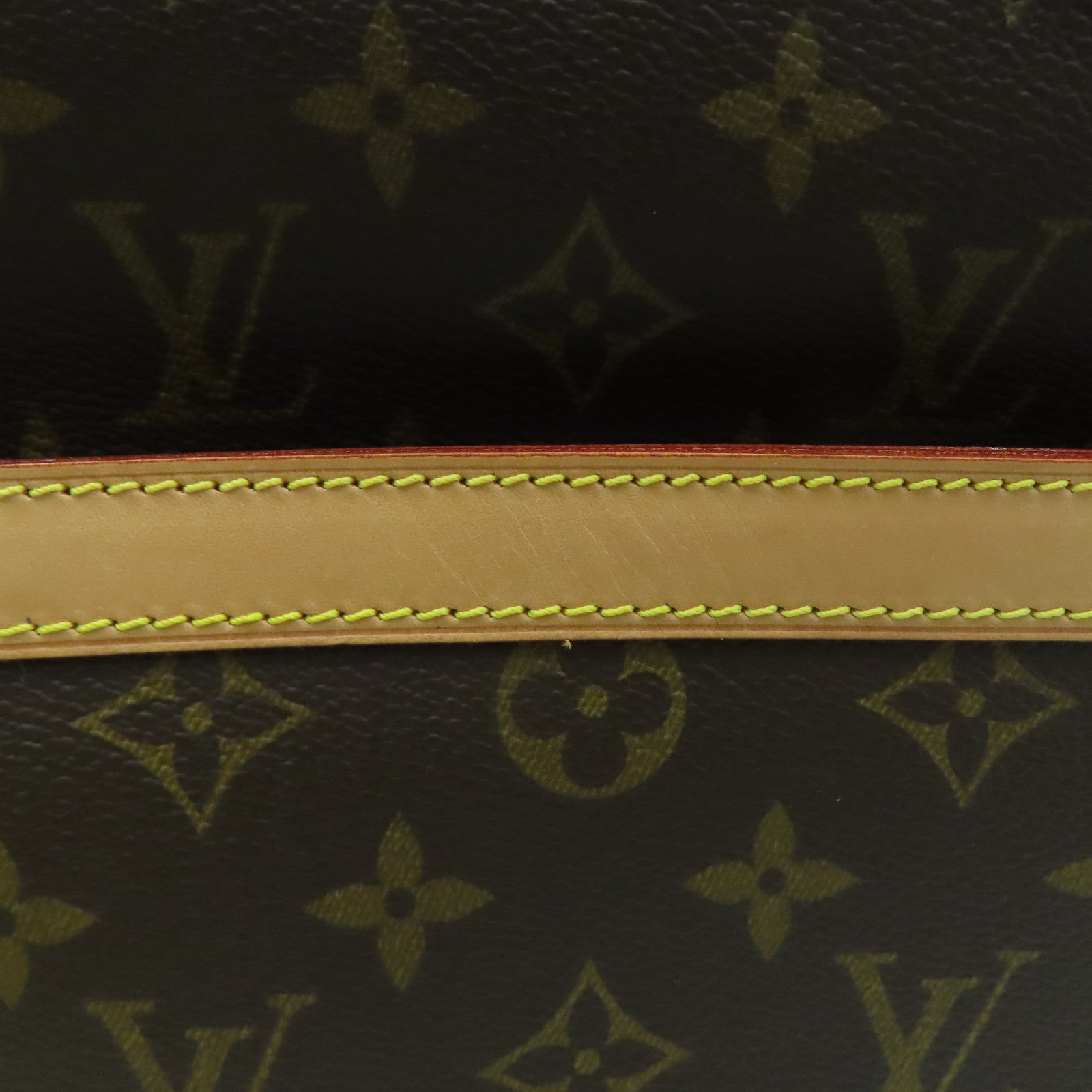 LOUIS VUITTON Monogram Reporter GM金扣肩背袋啡色