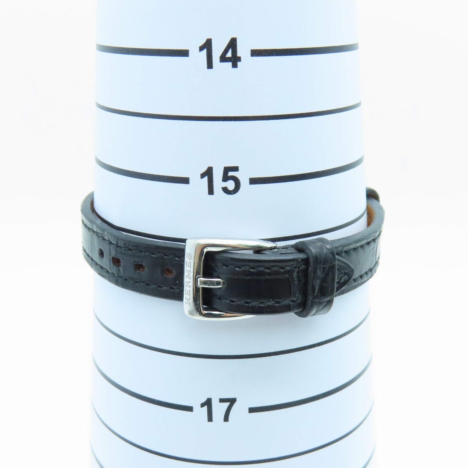 HERMES Quartz Watch不锈钢石英手表黑色