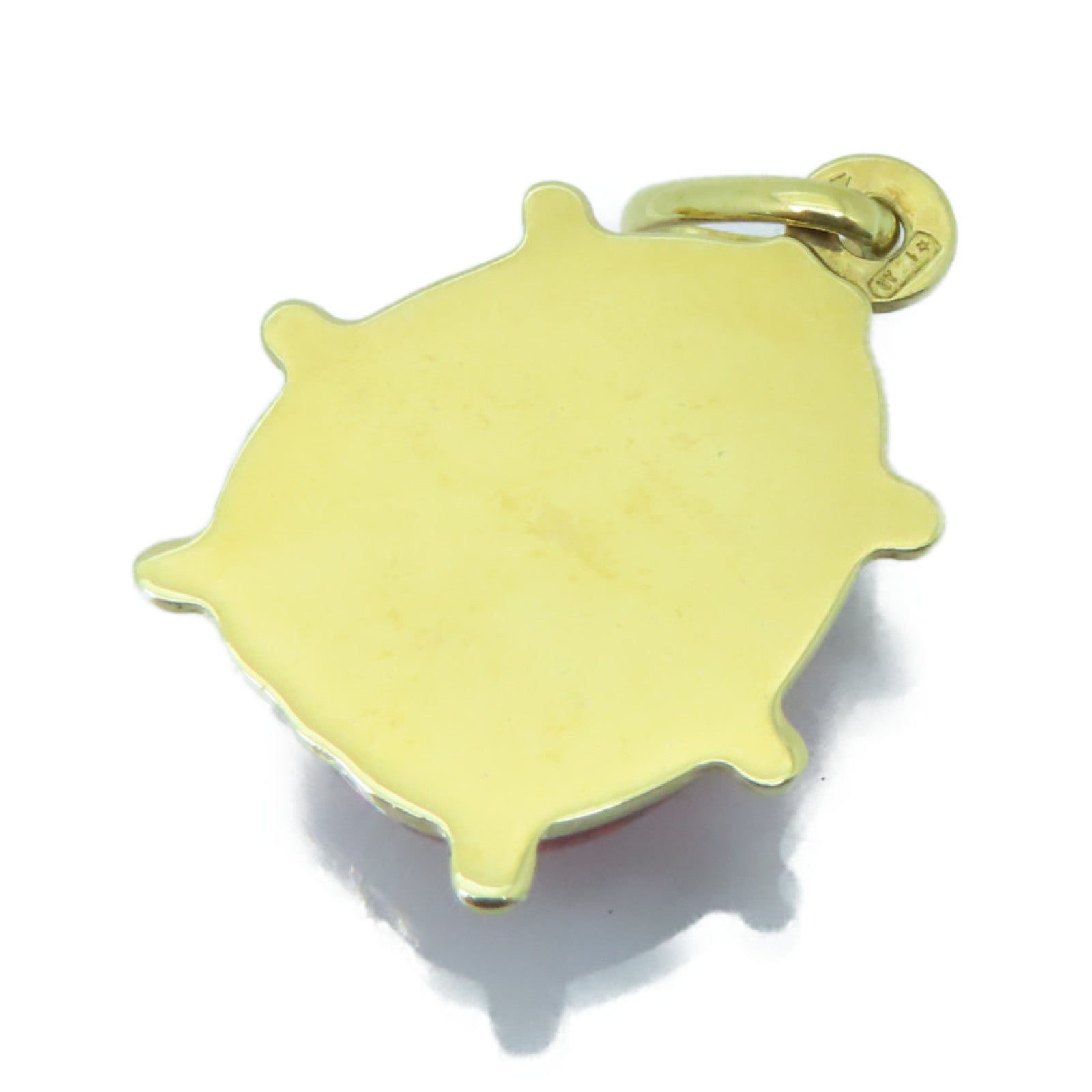 JEWELRY 18K黃金Ladybug Pendant吊墜紅色