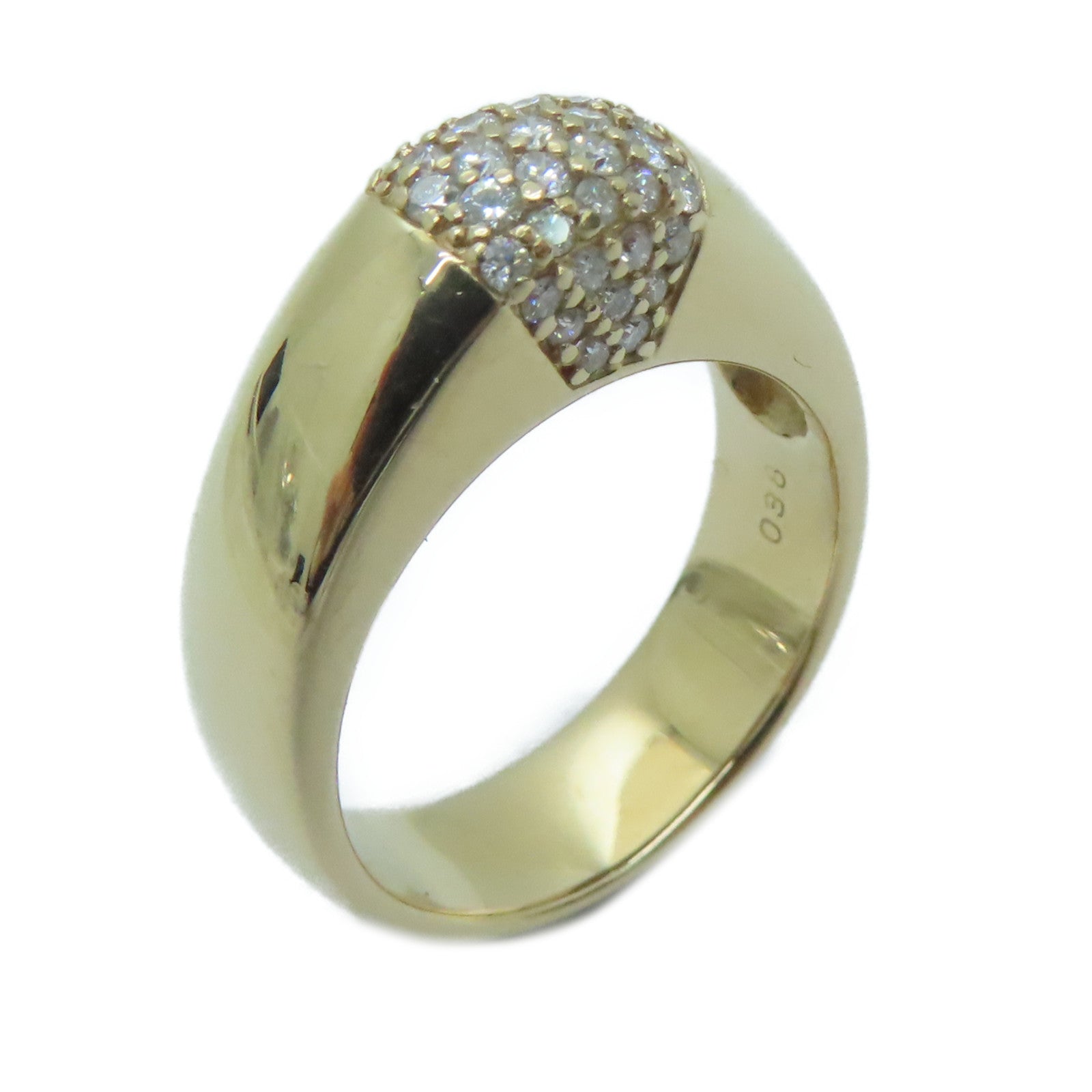 JEWELRY 18K rose gold Diamond Ring0.38ct diamond ring #US6