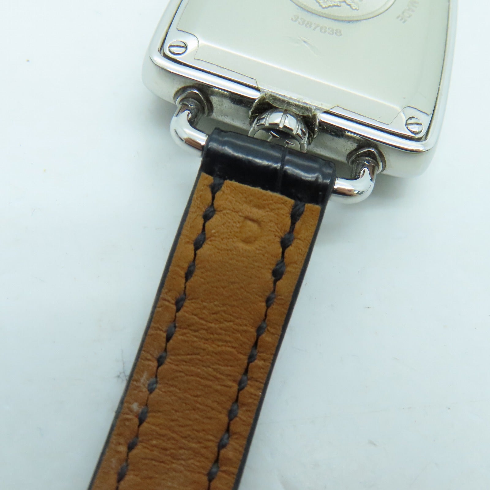HERMES Quartz Watch不锈钢石英手表黑色