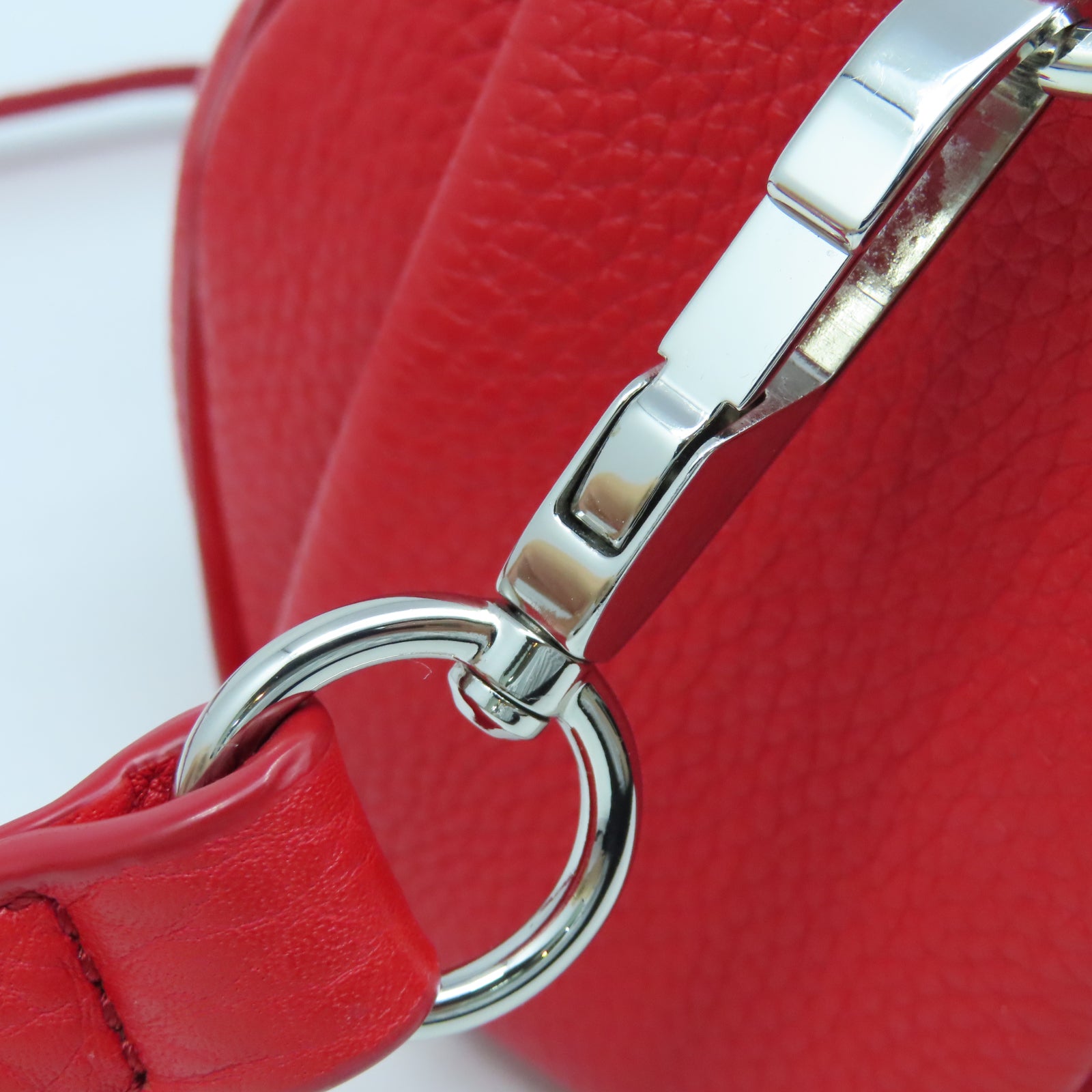 Alexander Wang 牛皮皮革Alexander Wang銀扣手挽肩背兩用袋紅色