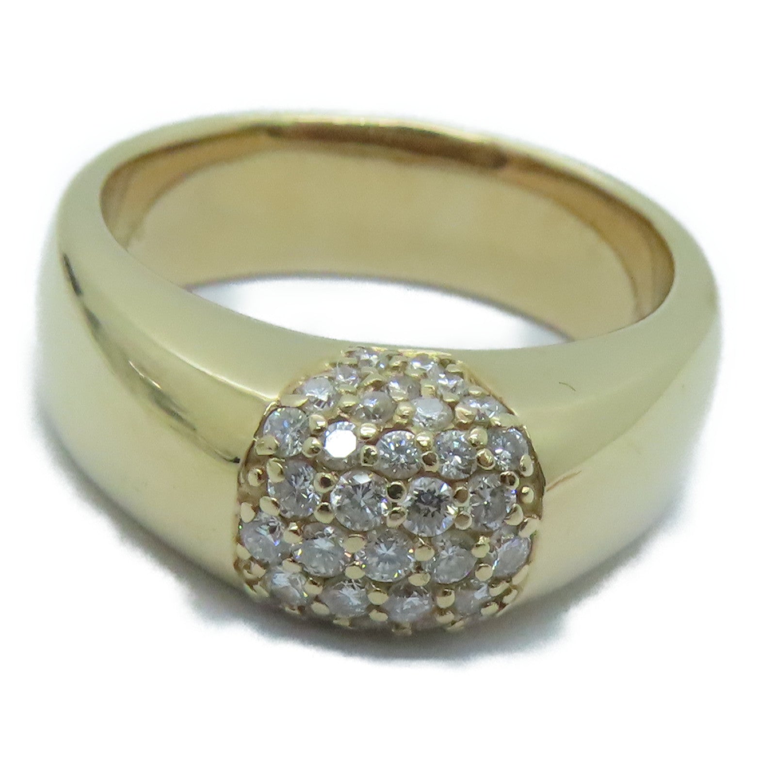 JEWELRY 18K rose gold Diamond Ring0.38ct diamond ring #US6