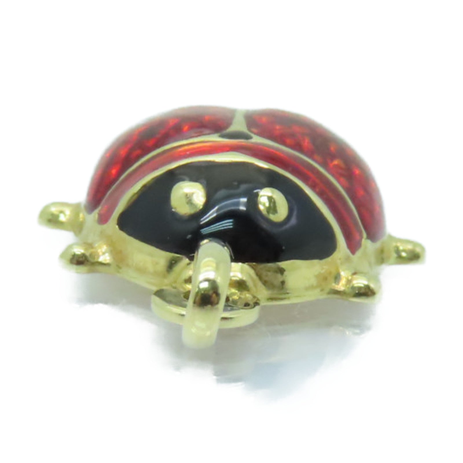 JEWELRY 18K黃金Ladybug Pendant吊墜紅色