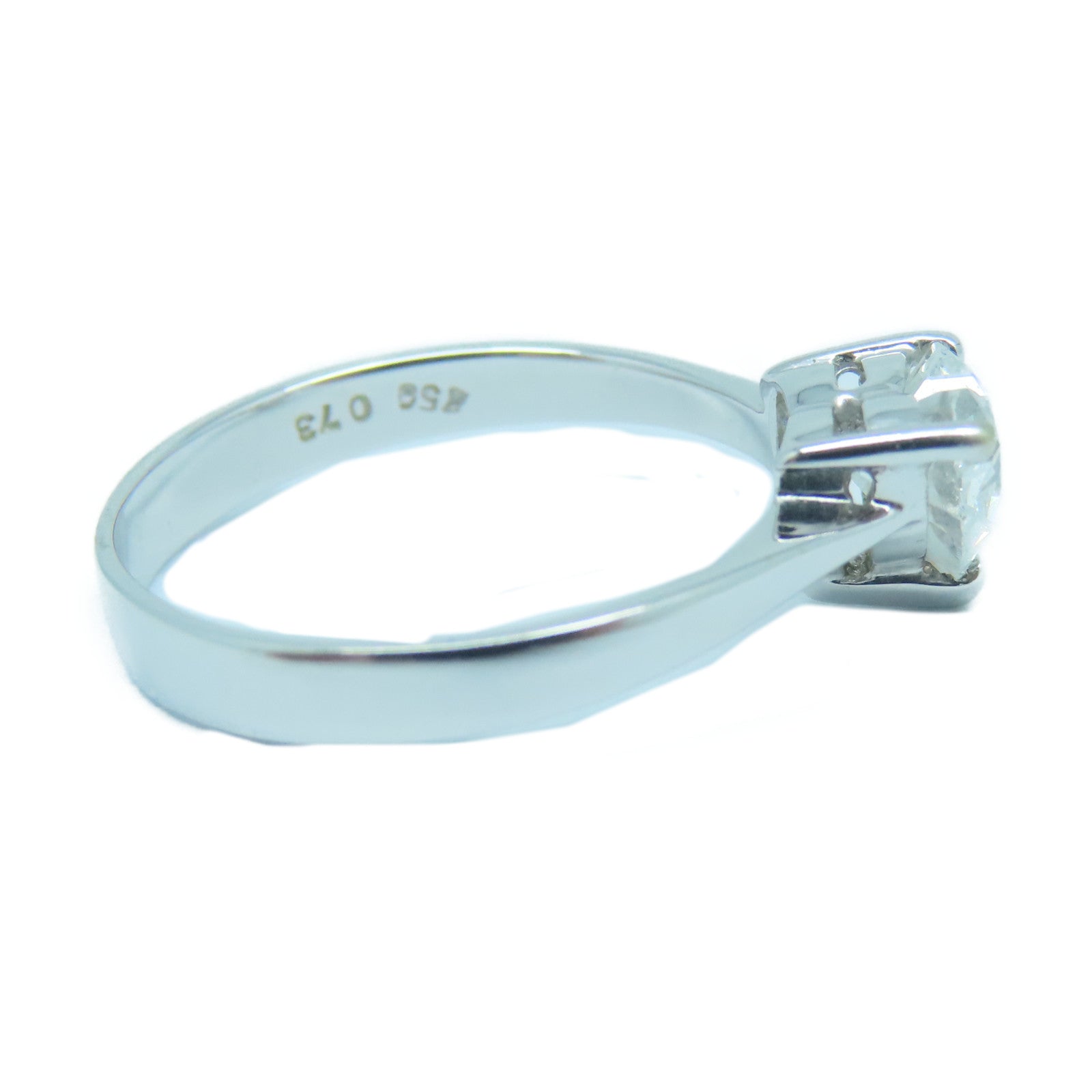 JEWELRY 18K白金Diamond Ring0.73ct鑽石戒指US#5