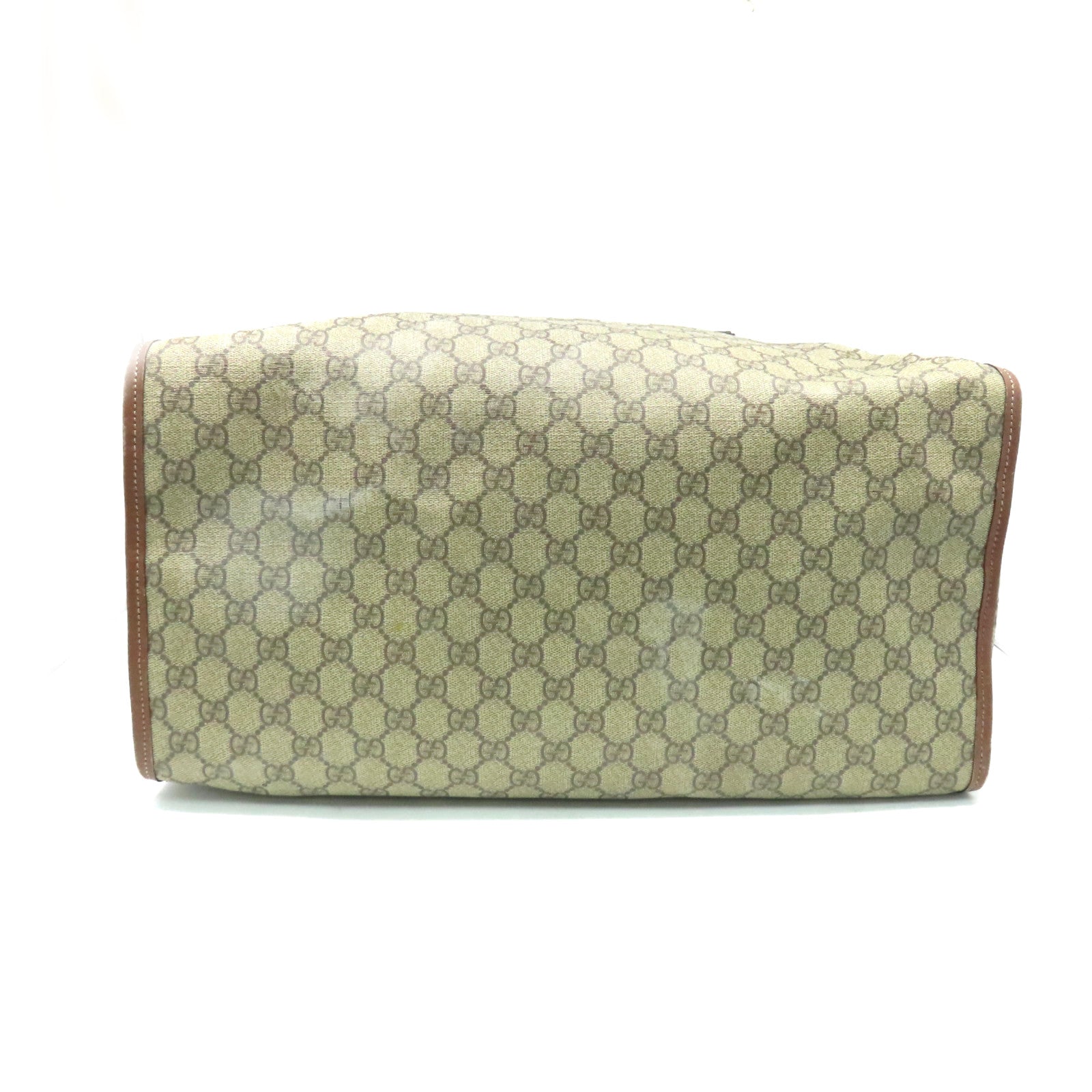 GUCCI 【激減優惠】塗層帆布Boston Bag波士頓包啡色