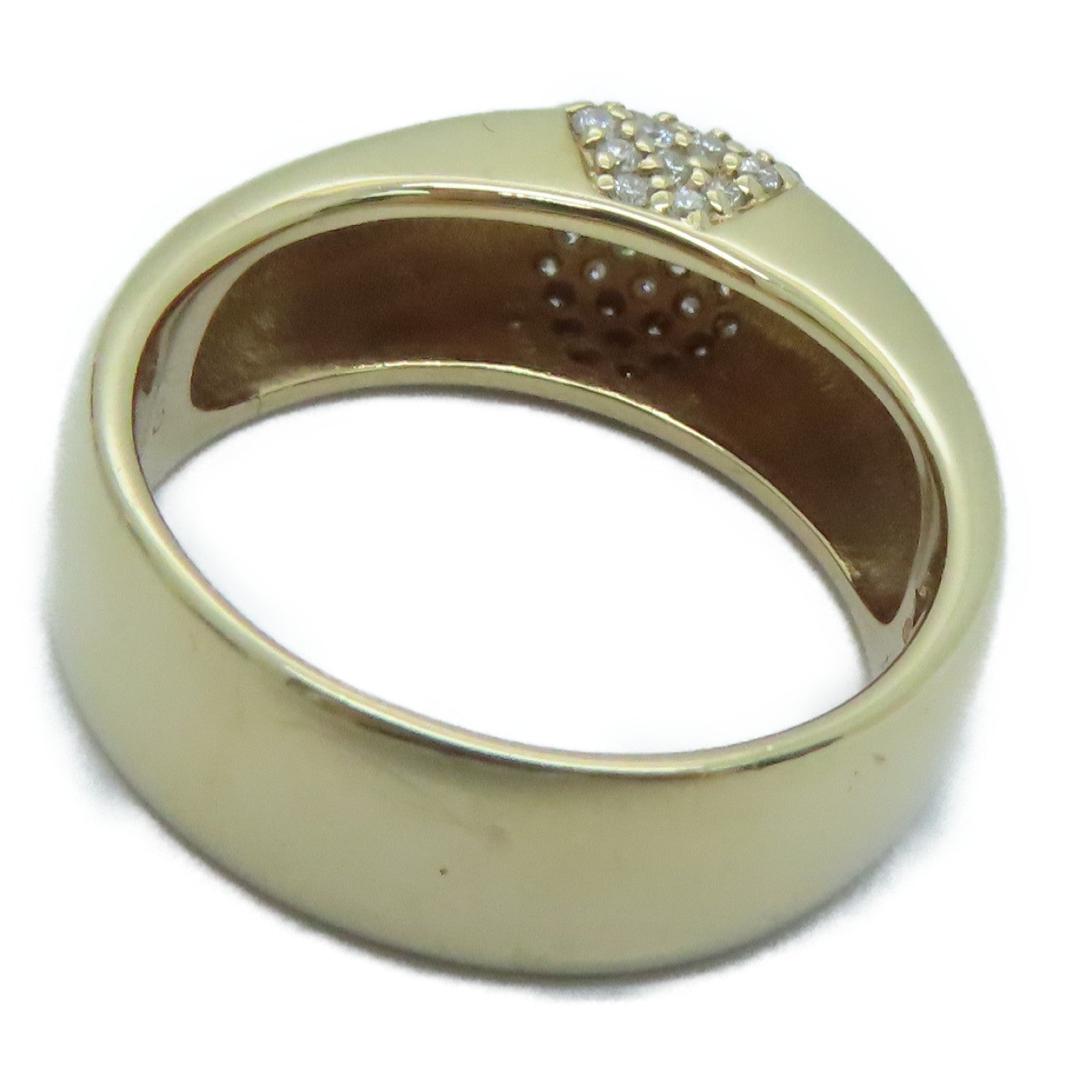 JEWELRY 18K rose gold Diamond Ring0.38ct diamond ring #US6