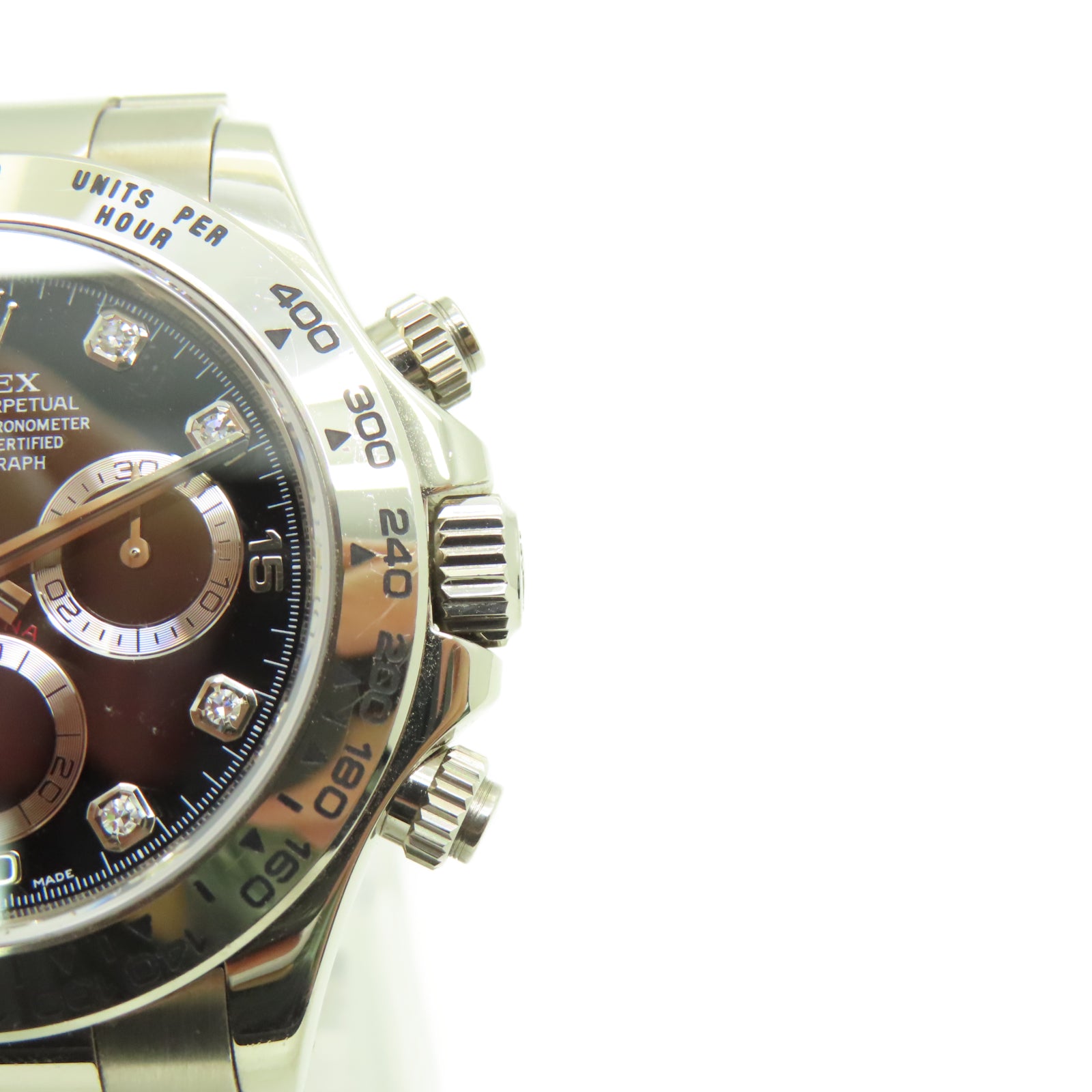 ROLEX 【激減優惠】Daytona 18K白金手錶自動機芯黑色