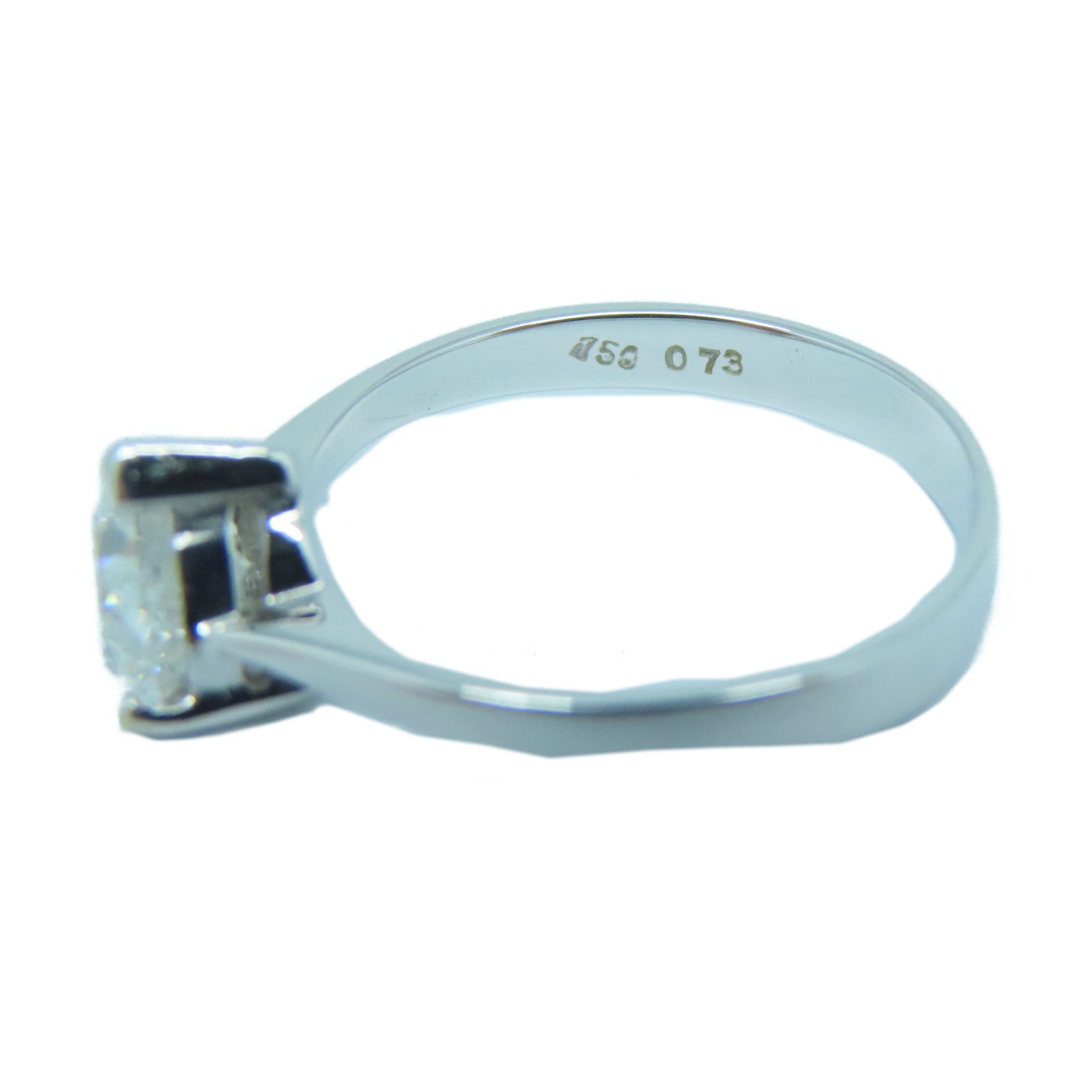 JEWELRY 18K白金Diamond Ring0.73ct鑽石戒指US#5