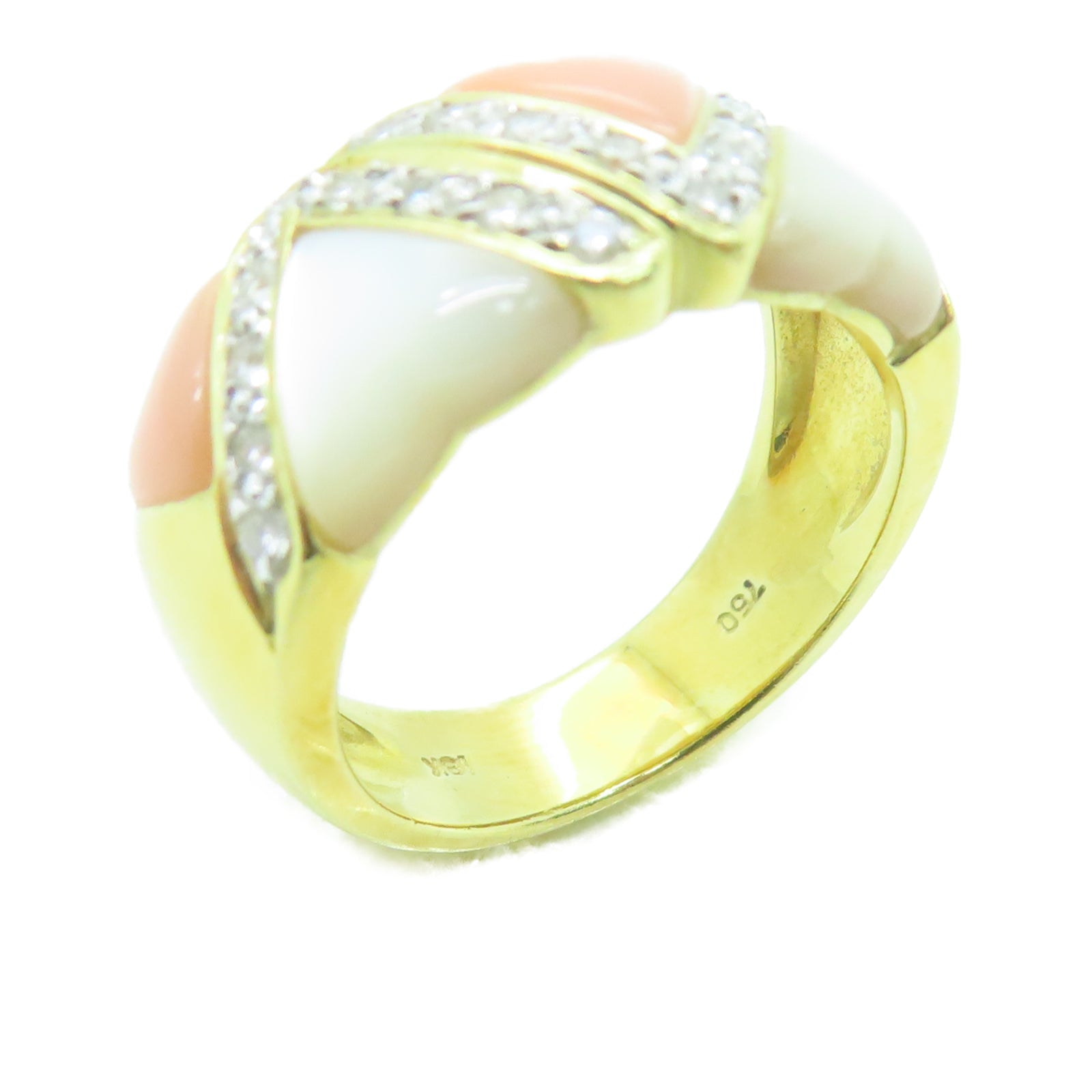 JEWELRY 【激减优惠】18K黄金Ring钻石戒指US#6