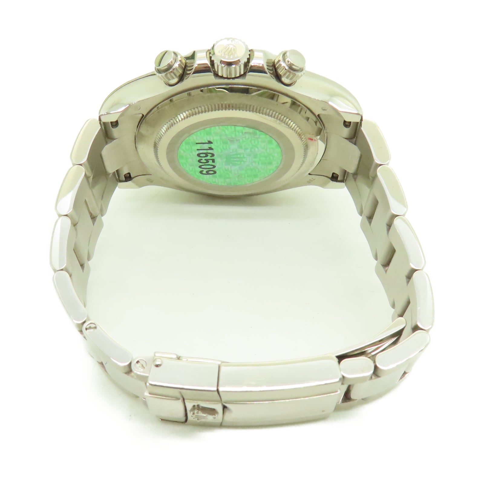 ROLEX 【激減優惠】Daytona 18K白金手錶自動機芯黑色