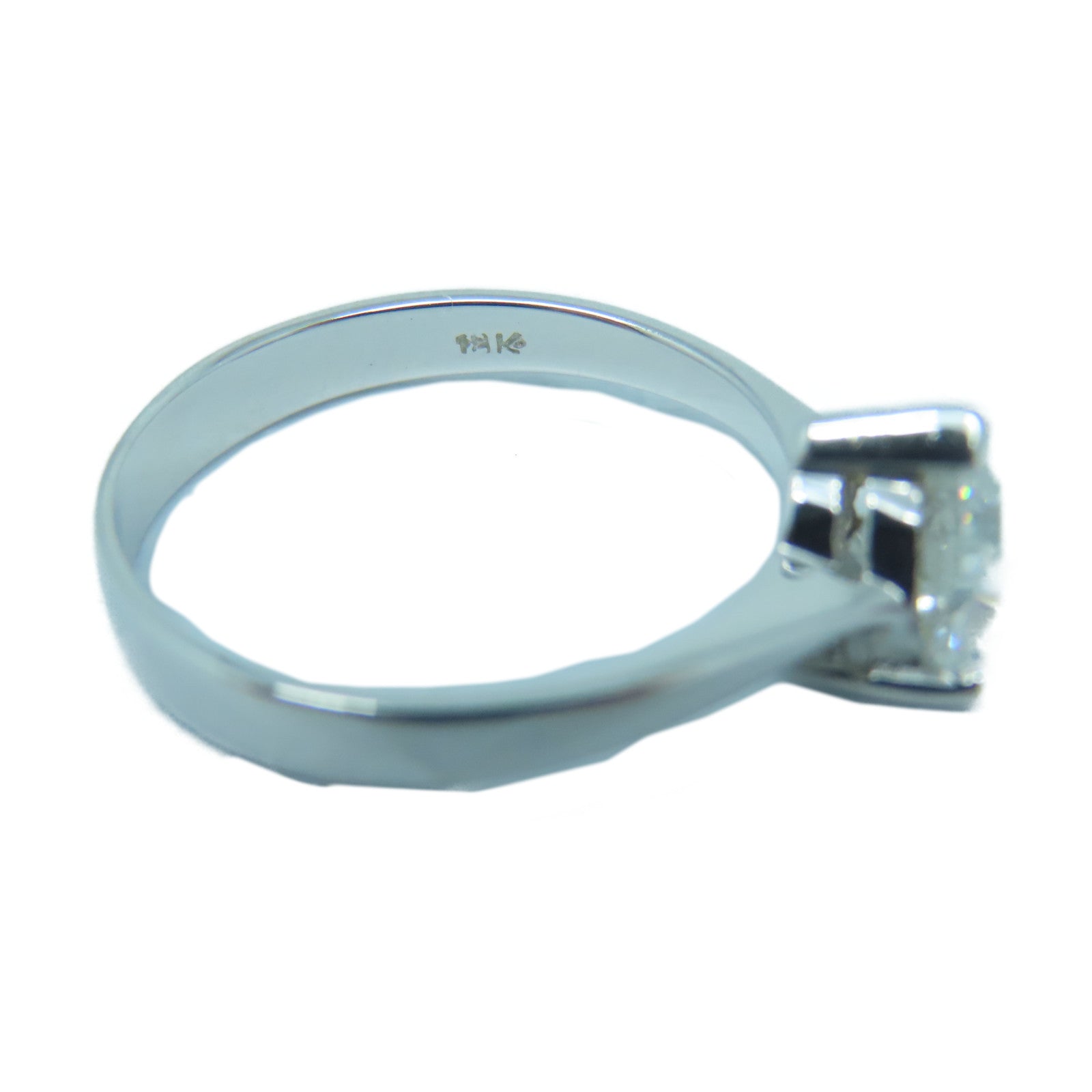 JEWELRY 18K白金Diamond Ring0.73ct鑽石戒指US#5