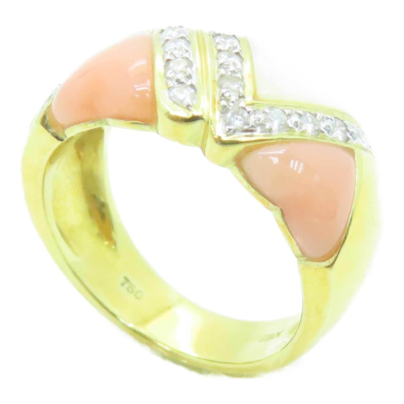 JEWELRY 【激减优惠】18K黄金Ring钻石戒指US#6