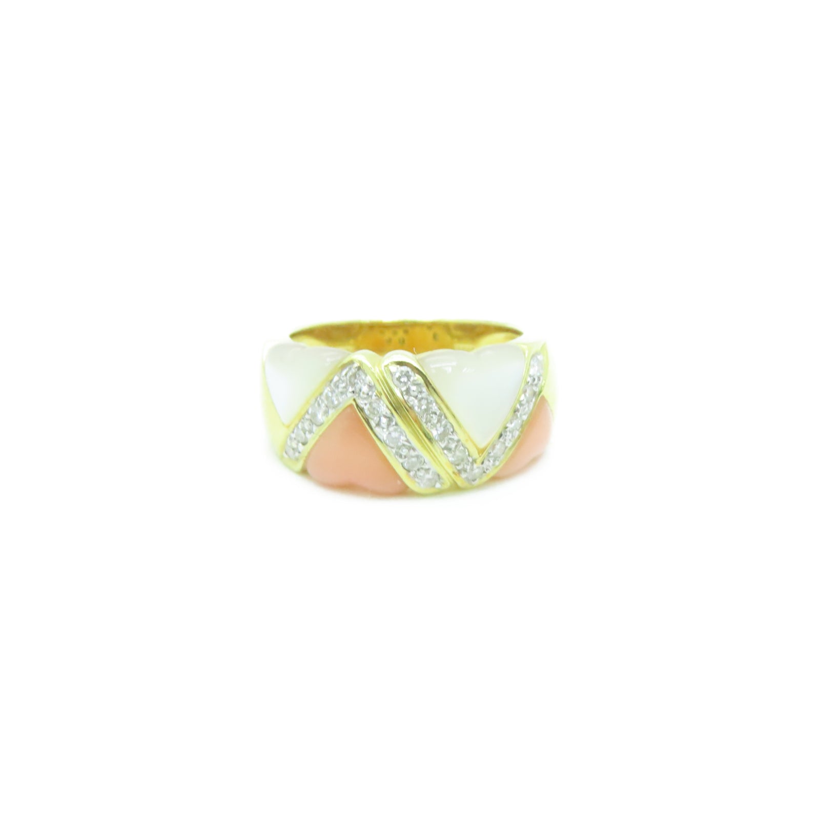 JEWELRY 【激减优惠】18K黄金Ring钻石戒指US#6