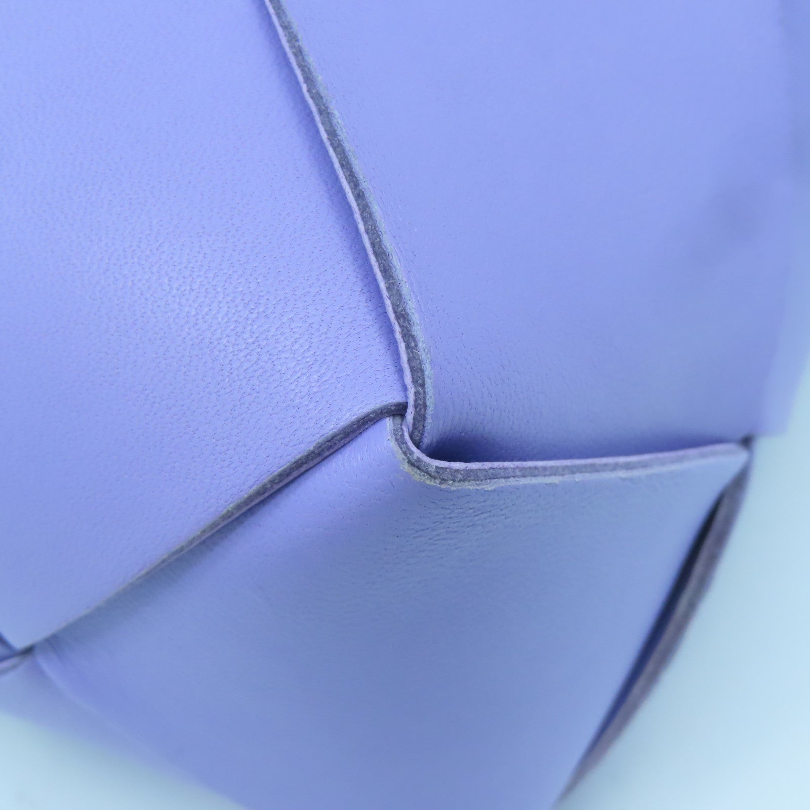 BOTTEGA VENETA 【激減優惠】織紋皮革Shoulder Bag銀扣肩背袋紫色