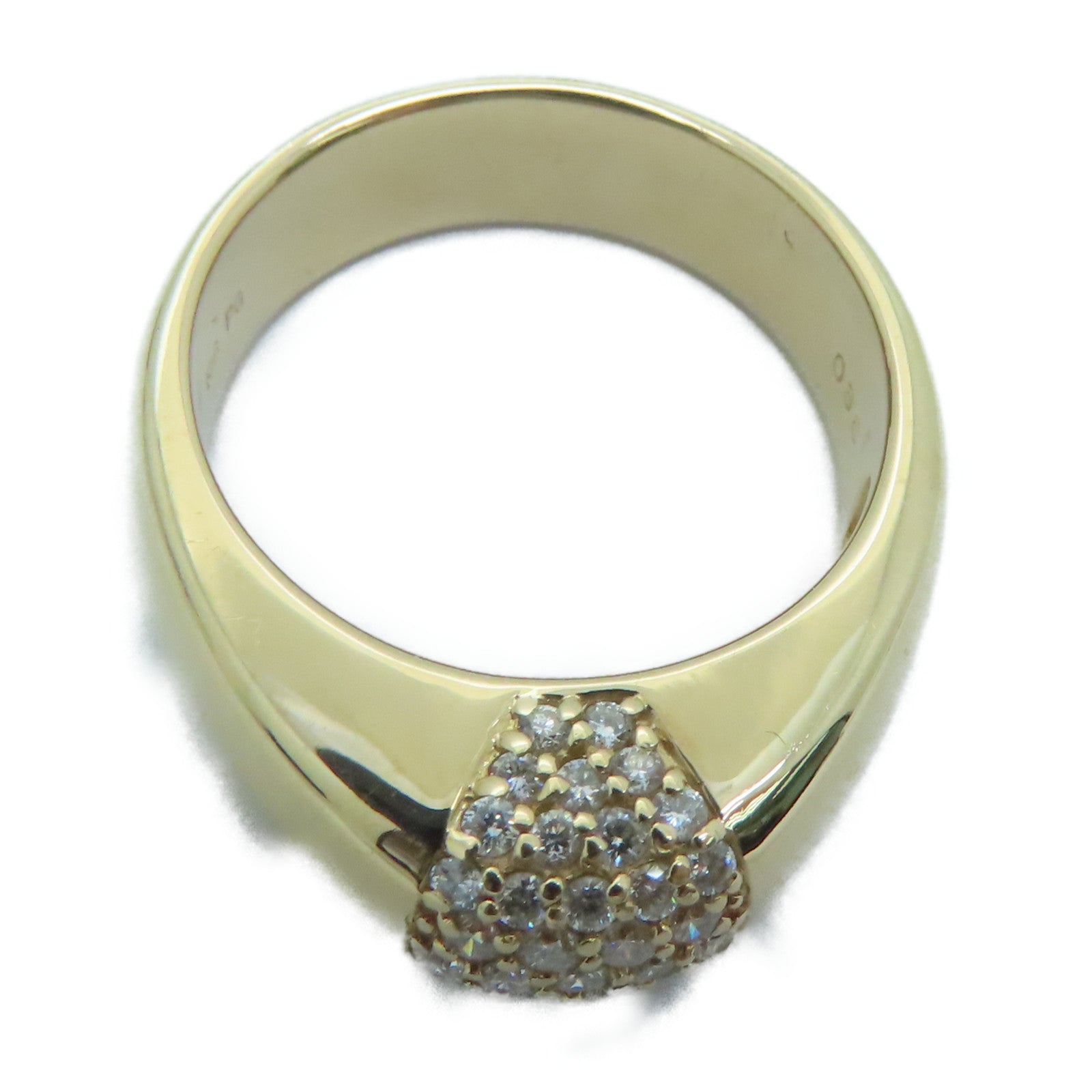 JEWELRY 18K rose gold Diamond Ring0.38ct diamond ring #US6