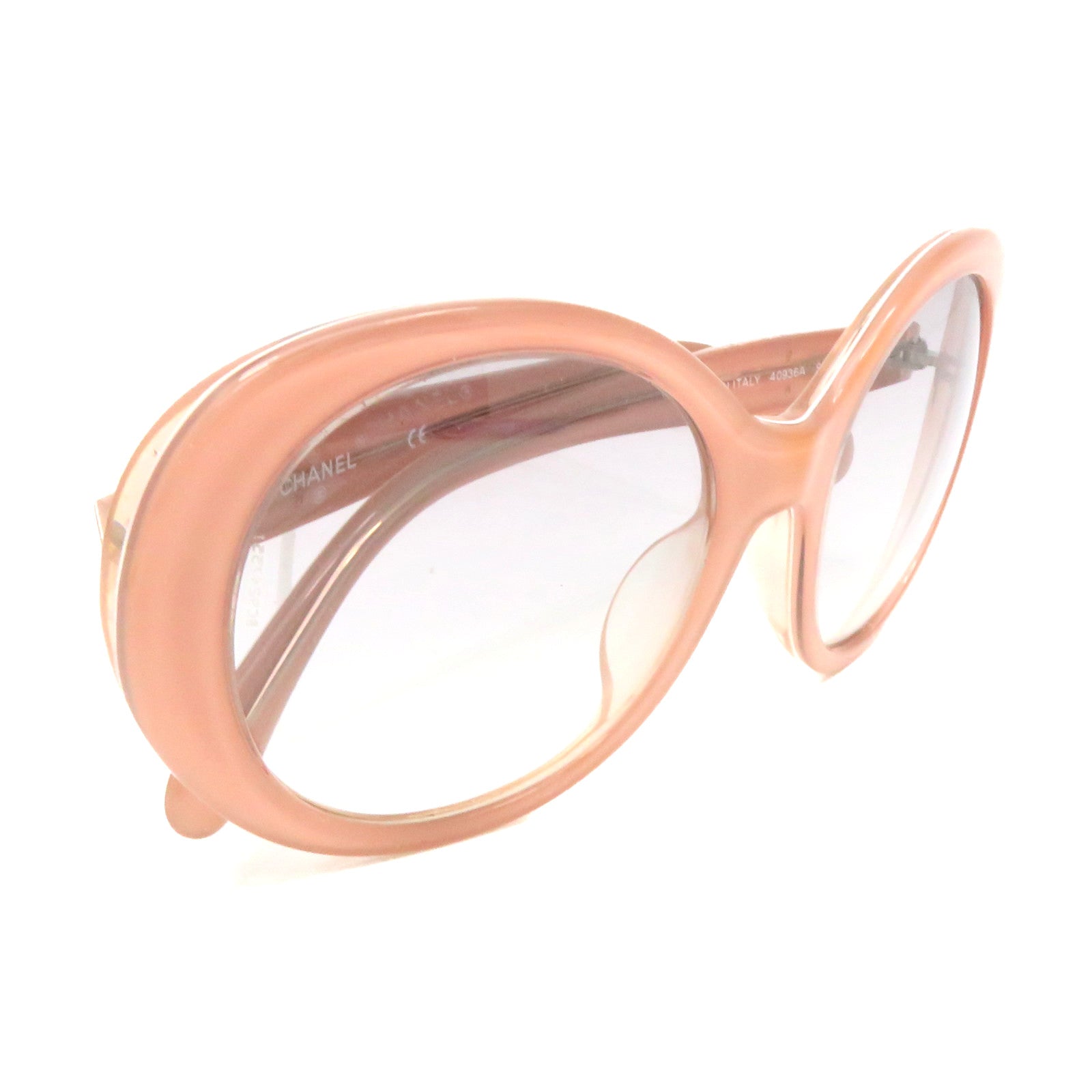 CHANEL PVCSunglasses sun eye nude color