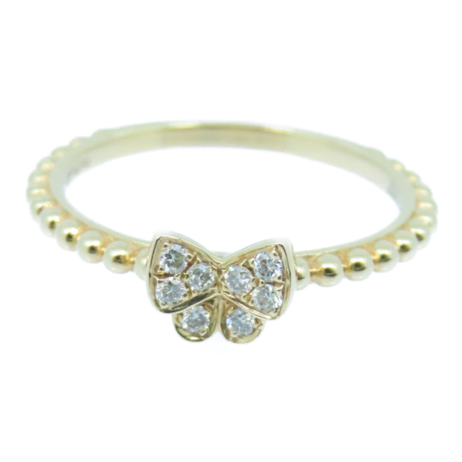 JEWELRY 18K玫瑰金Diamond Ring 0.077ct钻石戒指US#6