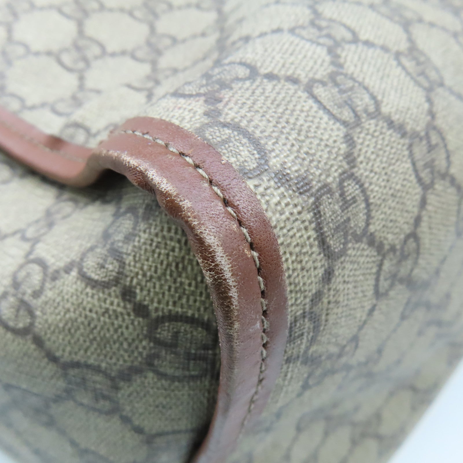 GUCCI 【激減優惠】塗層帆布Boston Bag波士頓包啡色