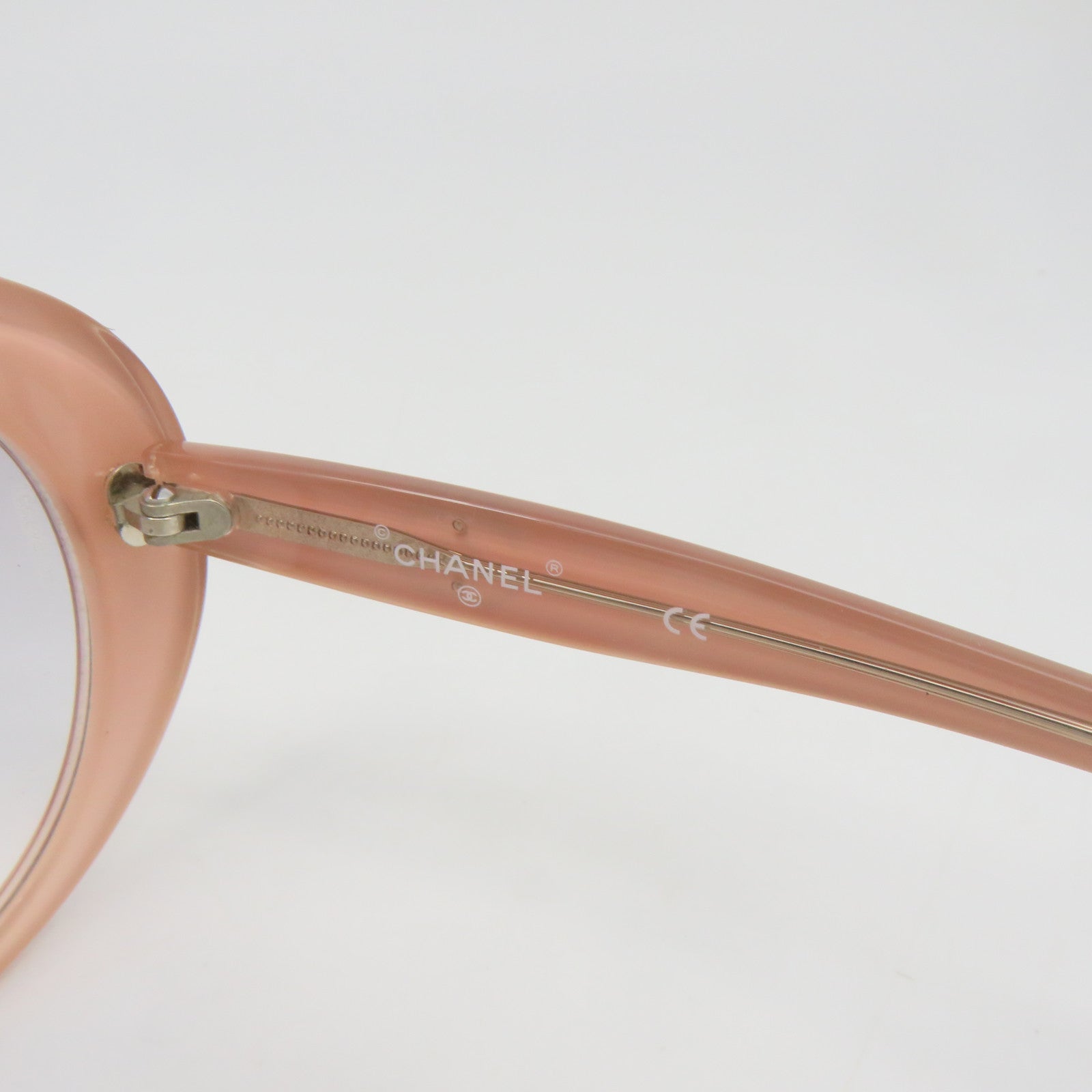 CHANEL PVCSunglasses sun eye nude color
