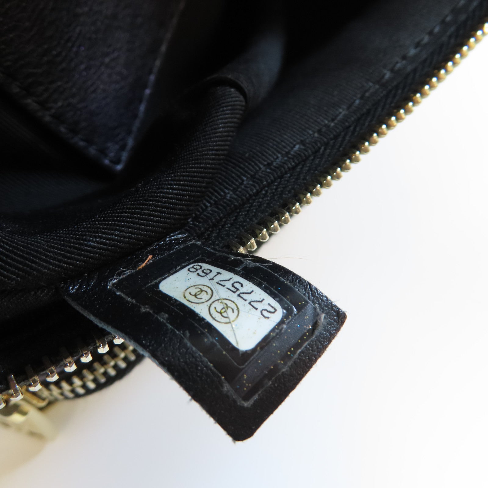 CHANEL 菱格牛皮皮革Waist Bag金扣腰包深紫色