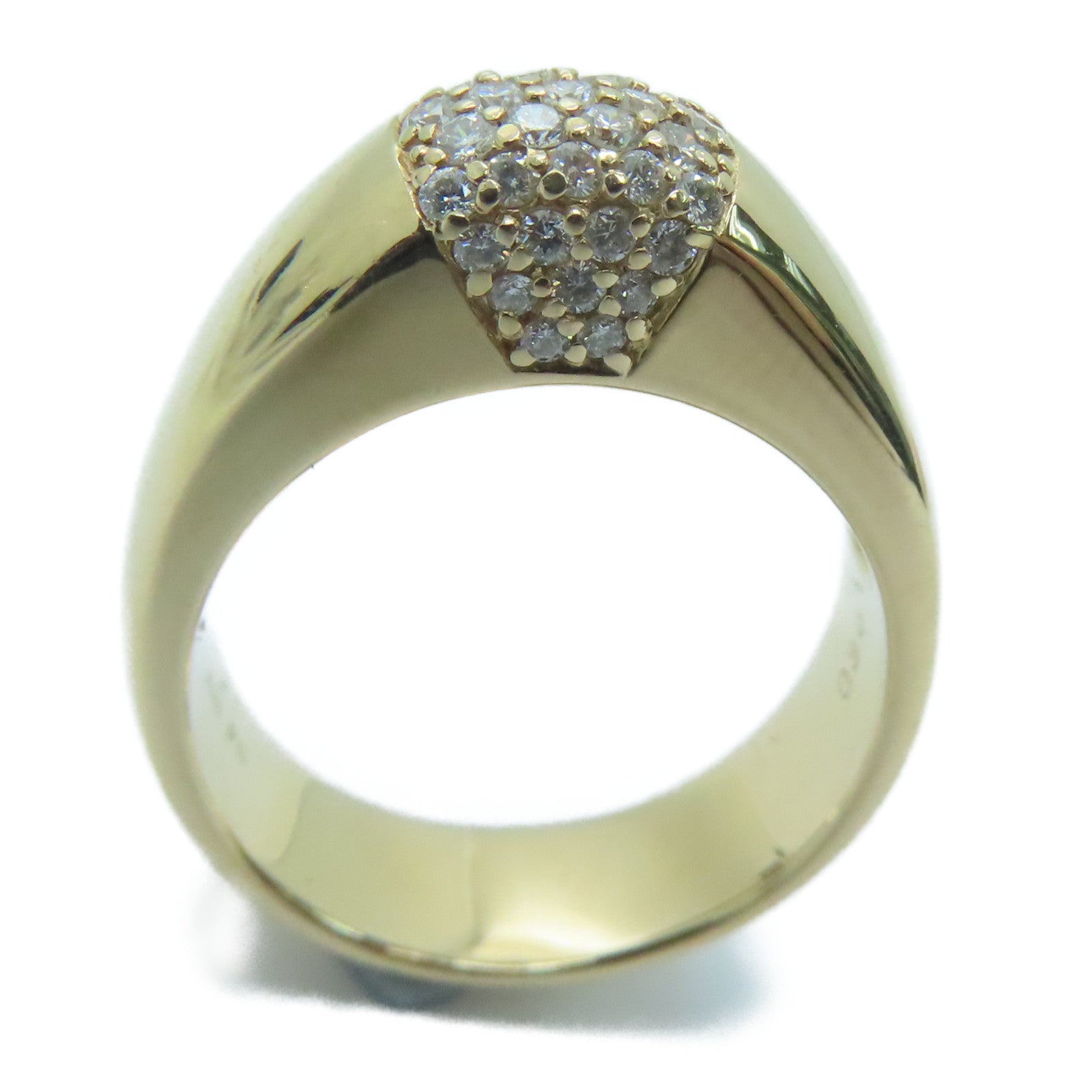 JEWELRY 18K rose gold Diamond Ring0.38ct diamond ring #US6