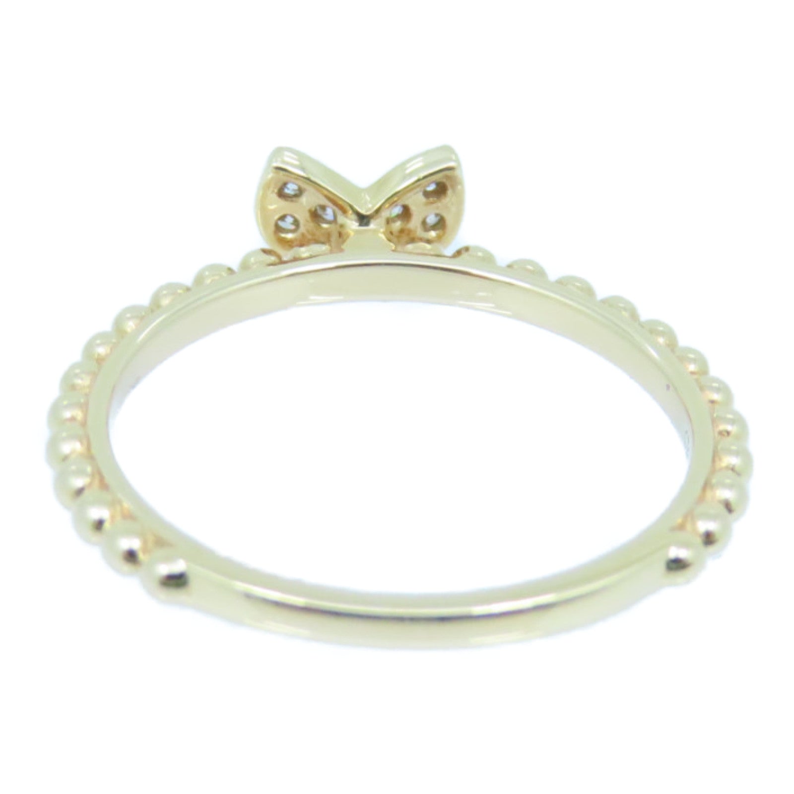 JEWELRY 18K玫瑰金Diamond Ring 0.077ct钻石戒指US#6