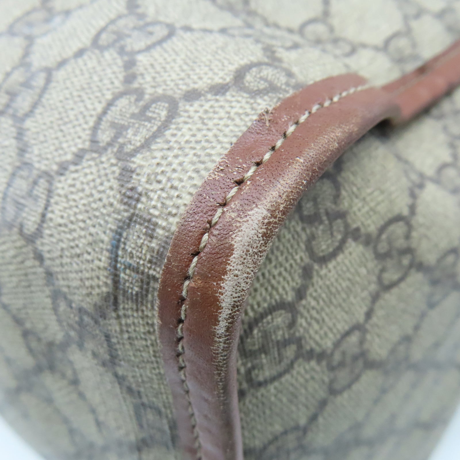 GUCCI 【激減優惠】塗層帆布Boston Bag波士頓包啡色