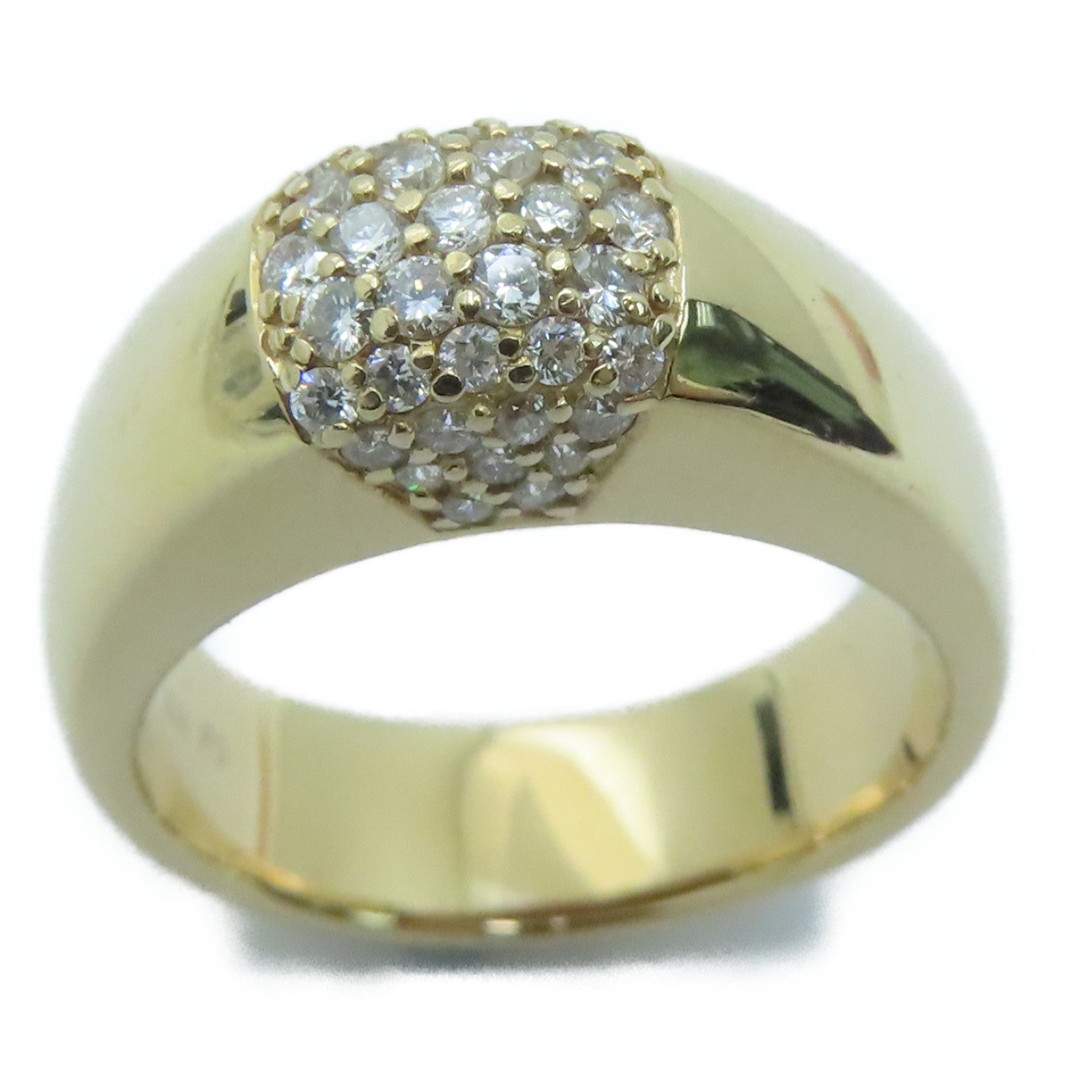 JEWELRY 18K rose gold Diamond Ring0.38ct diamond ring #US6