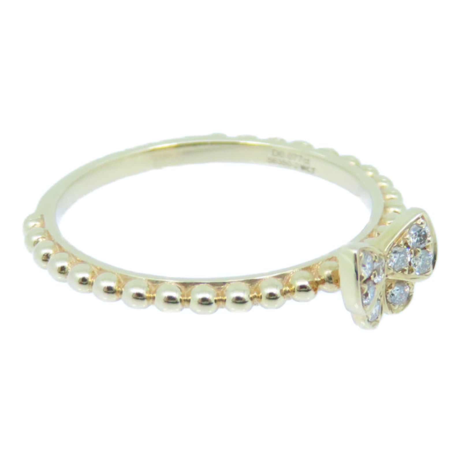 JEWELRY 18K玫瑰金Diamond Ring 0.077ct钻石戒指US#6
