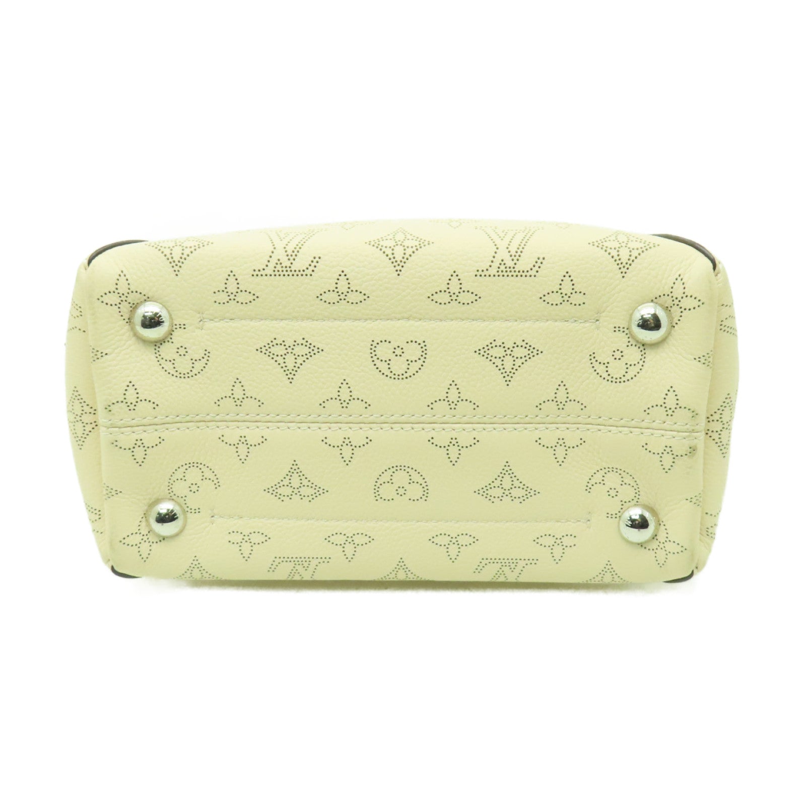 LOUIS VUITTON Mahina Hina PM銀扣手挽肩背兩用袋白色