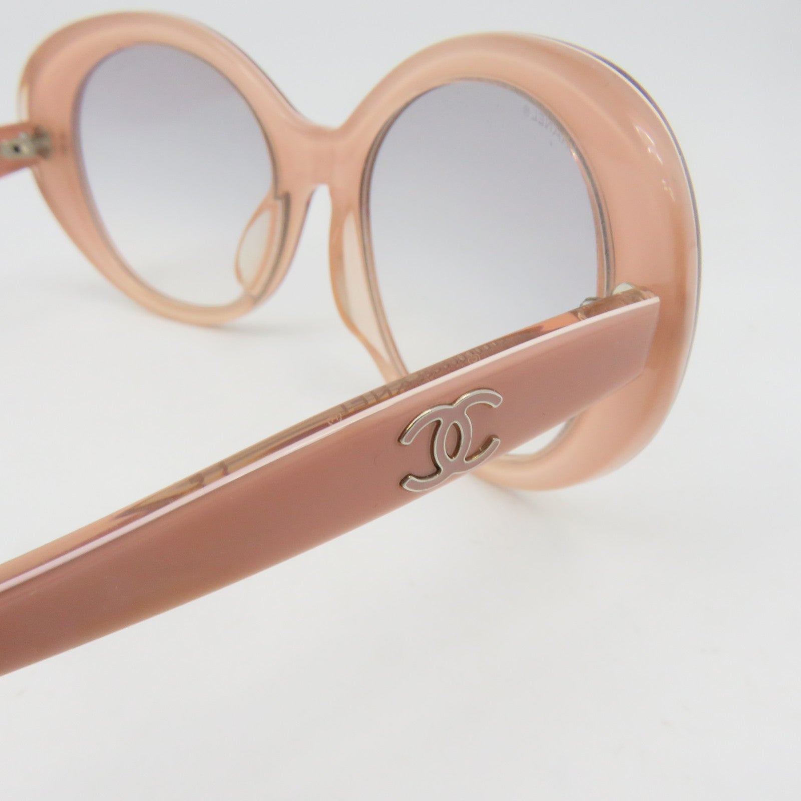 CHANEL PVCSunglasses sun eye nude color