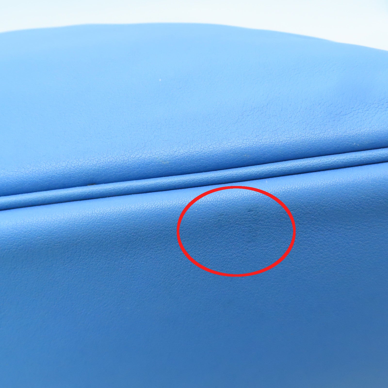 HERMES Swift皮革Bolide Relax银扣手挽袋蓝色