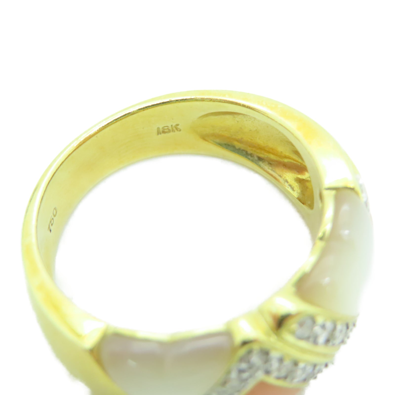 JEWELRY 【激减优惠】18K黄金Ring钻石戒指US#6